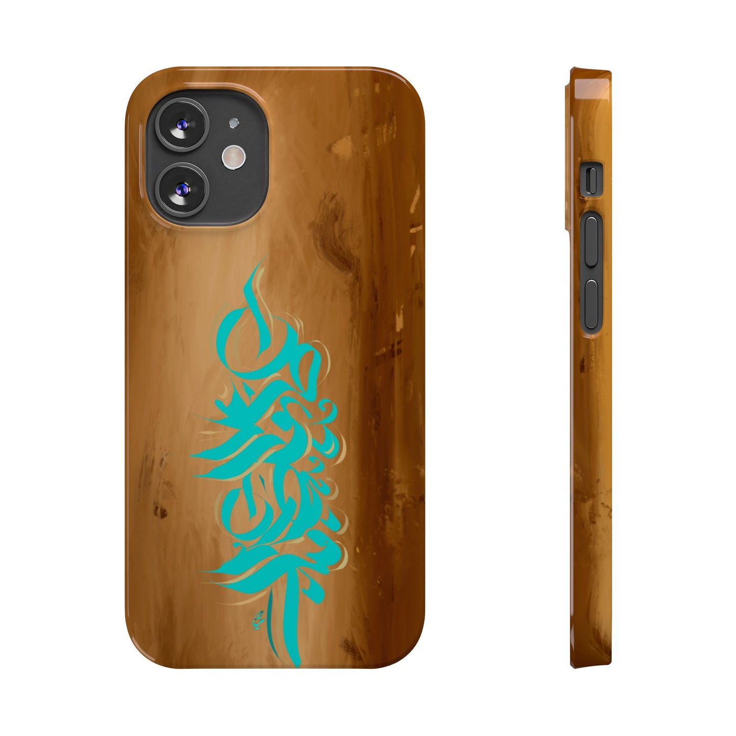 Modern Art  Slim Phone Case -LOVE