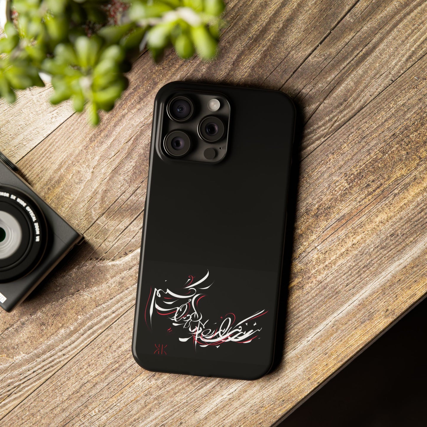 , Modern Calligraphy Kalli K   Slim Phone Case