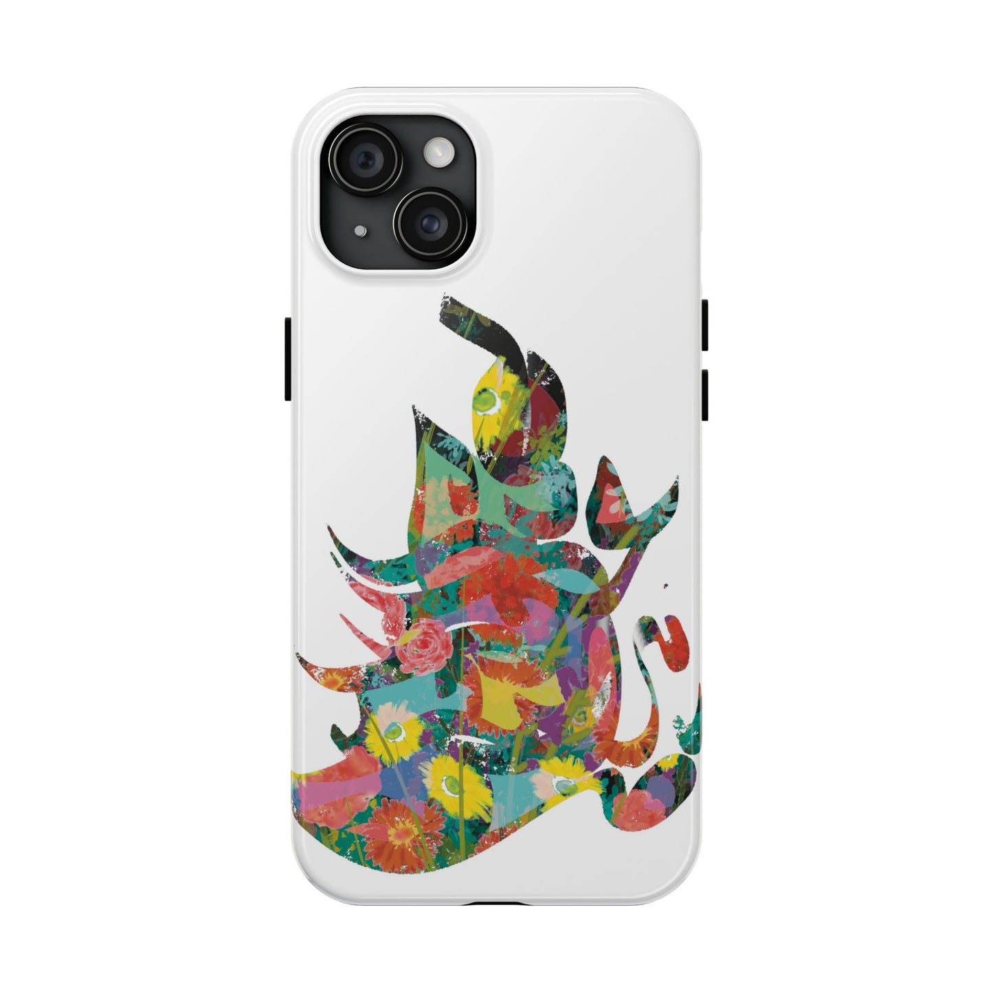 Phone Case - Flower Persian Calligraphy Design, Unique, Limited Edition