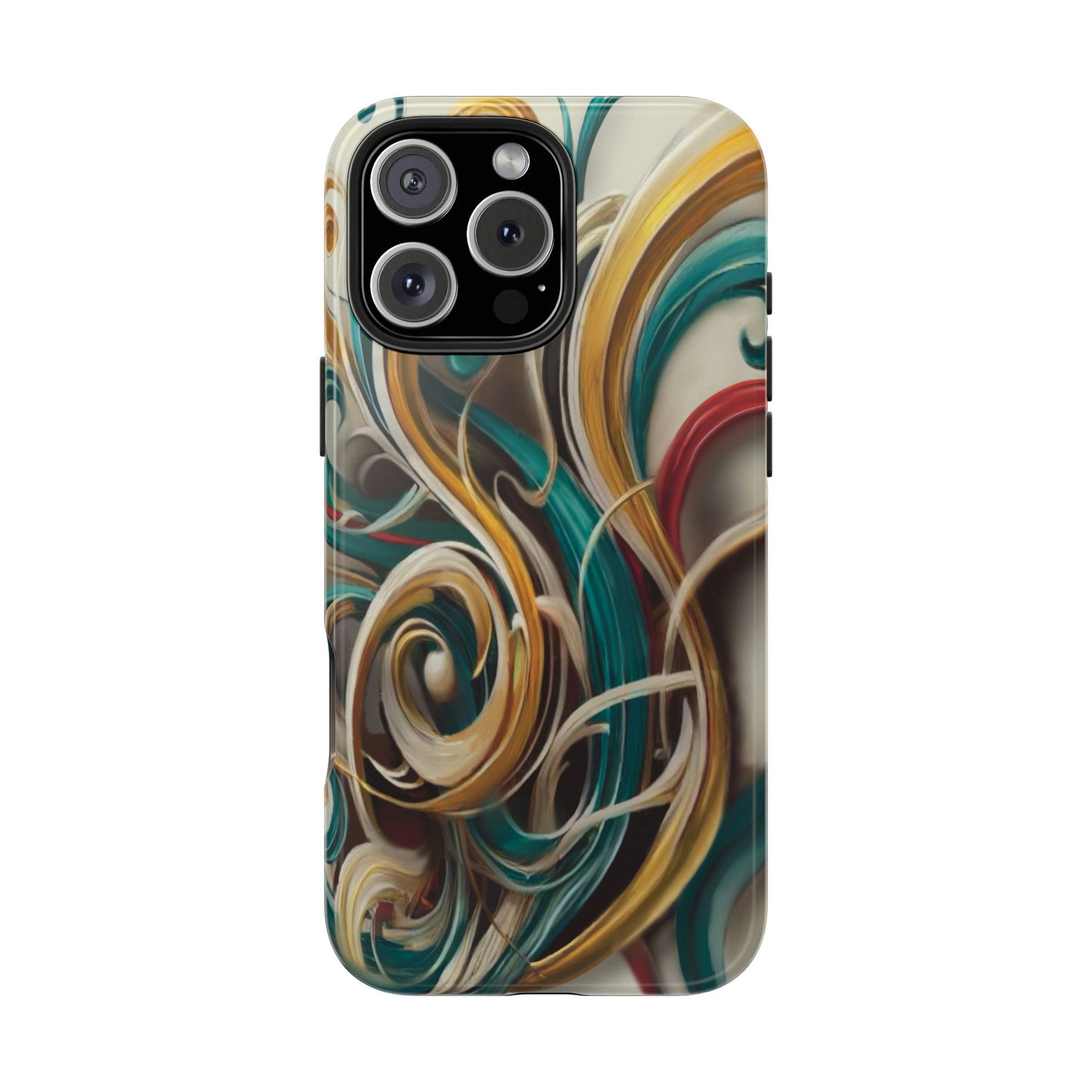 Marble Abstract Phone Case Calligraphy