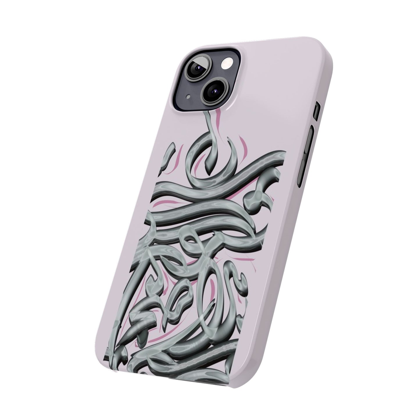 Modern Art  Slim Phone Case -LOVE,