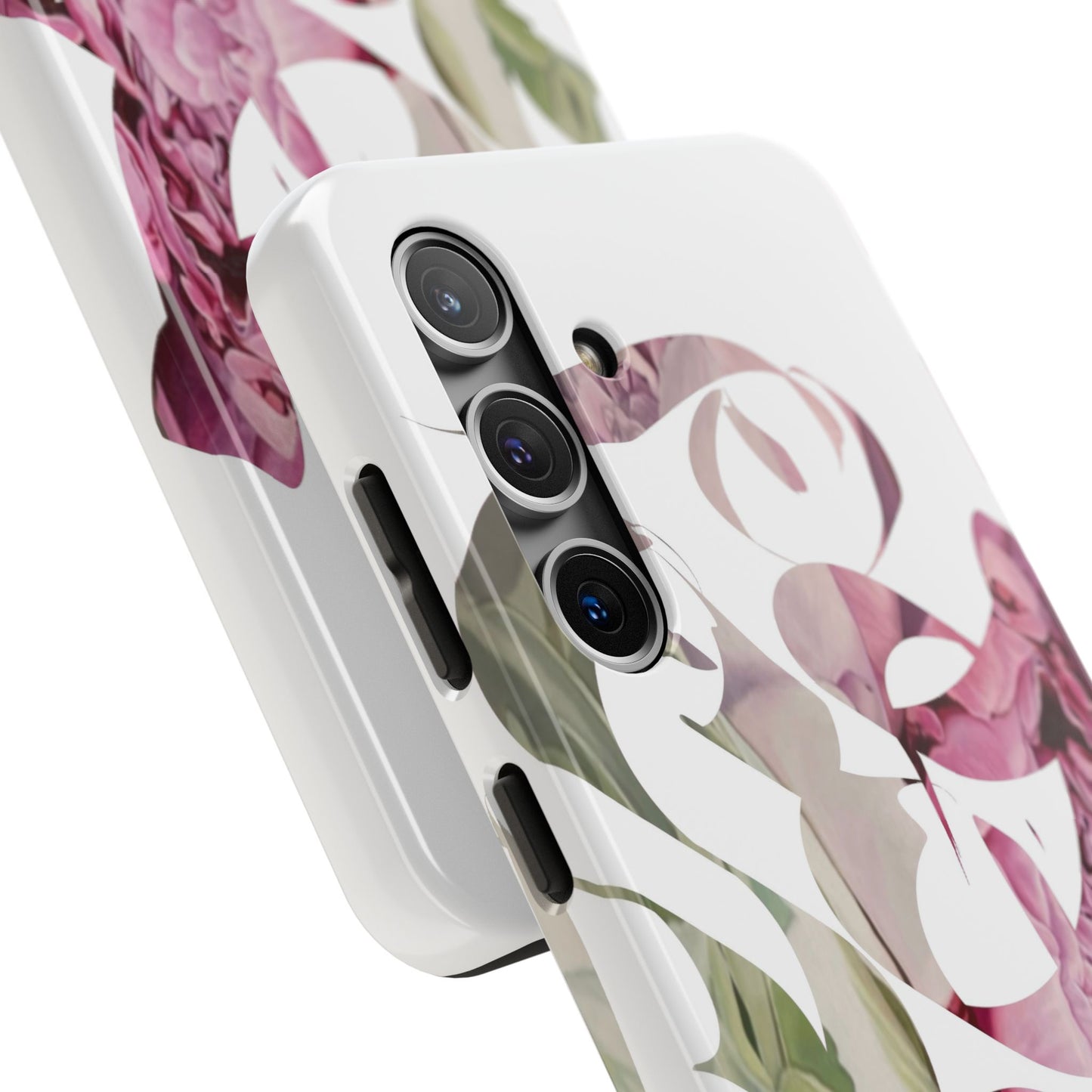Phone Case - Garden Persian Calligraphy Design in Grey
