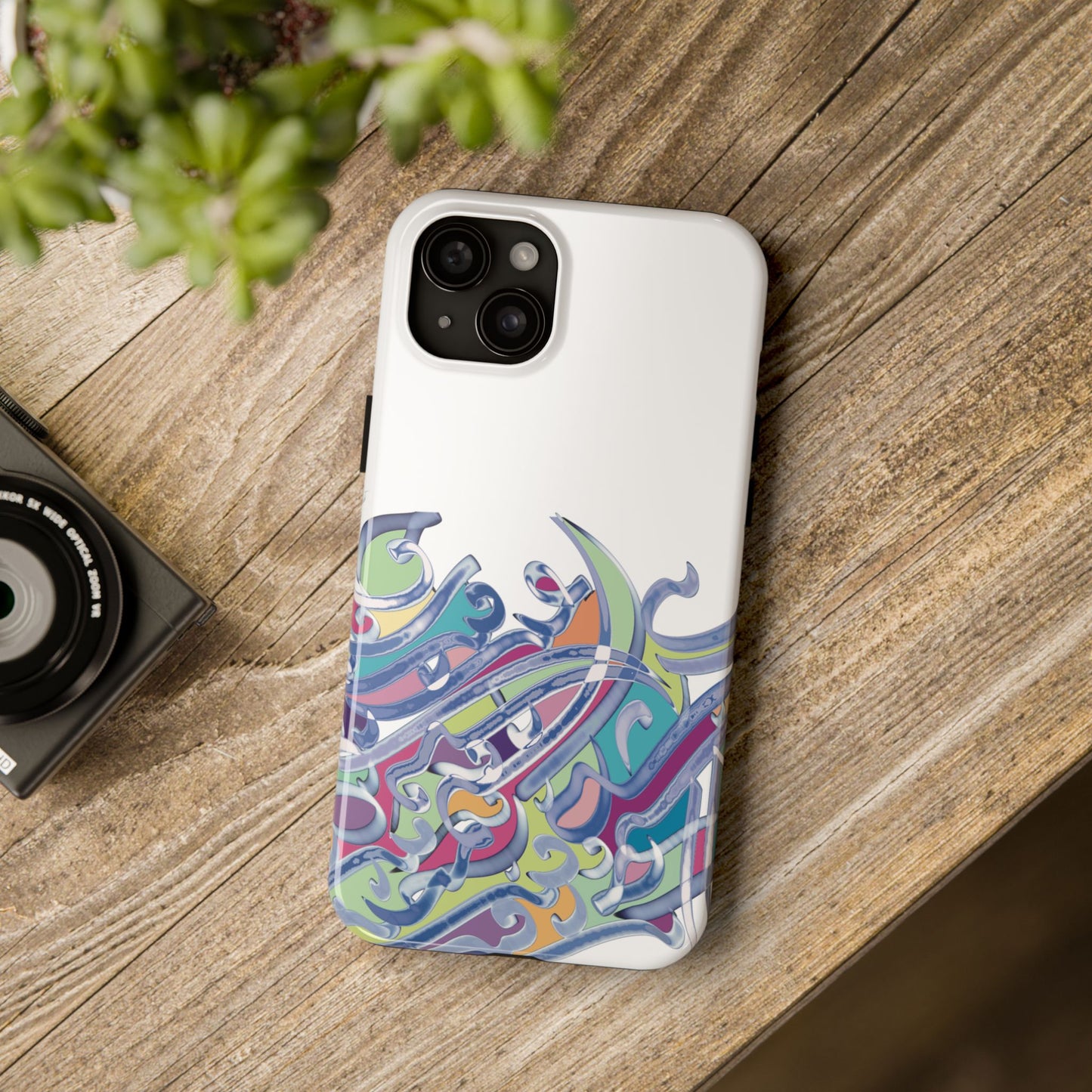 Phone Case Persian Calligraphy Modern Handwriting.