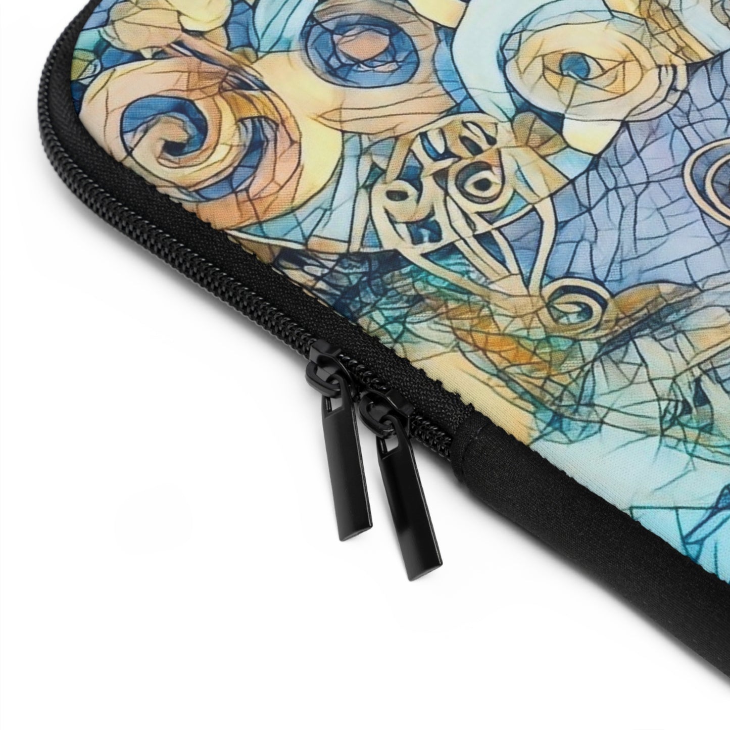 Laptop Sleeve - Ethereal Swirls Modern Digital Art Design