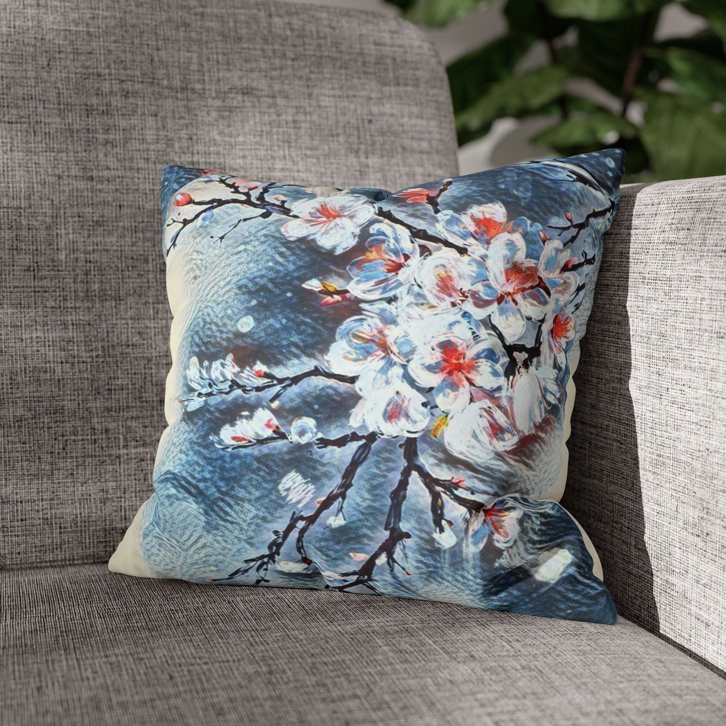 Spring Pillowcase - Modern Art Portrait Watercolour Design