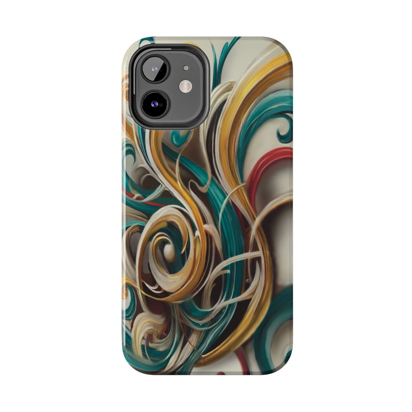 Marble Abstract Phone Case Calligraphy