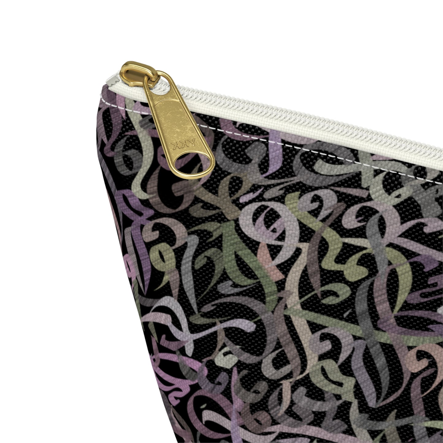 Modern calligraphy Accessory Pouch w T-bottom