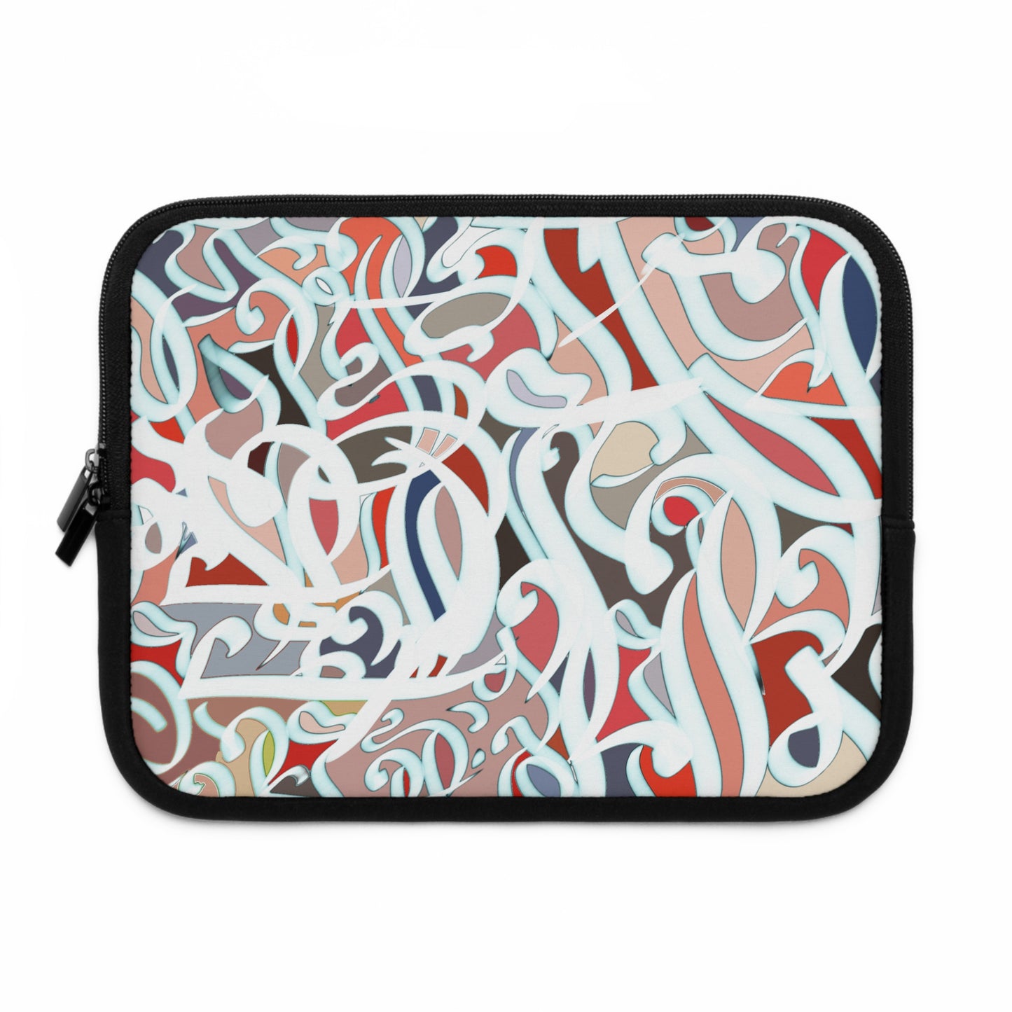 '  Laptop Sleeve -Modern Digital Calligraphy Art Design