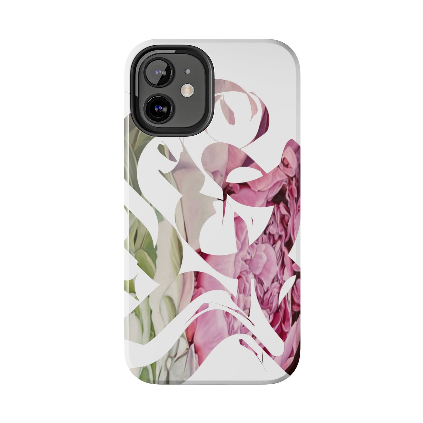Phone Case - Garden Persian Calligraphy Design in Grey