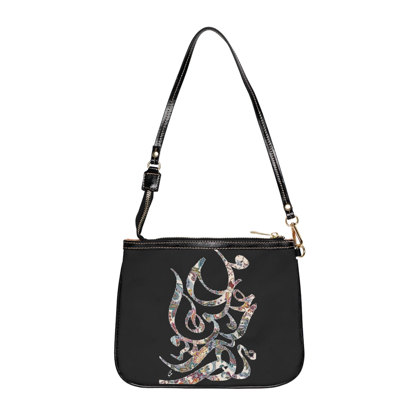Persian Calligraphy Art Small Shoulder Bag /