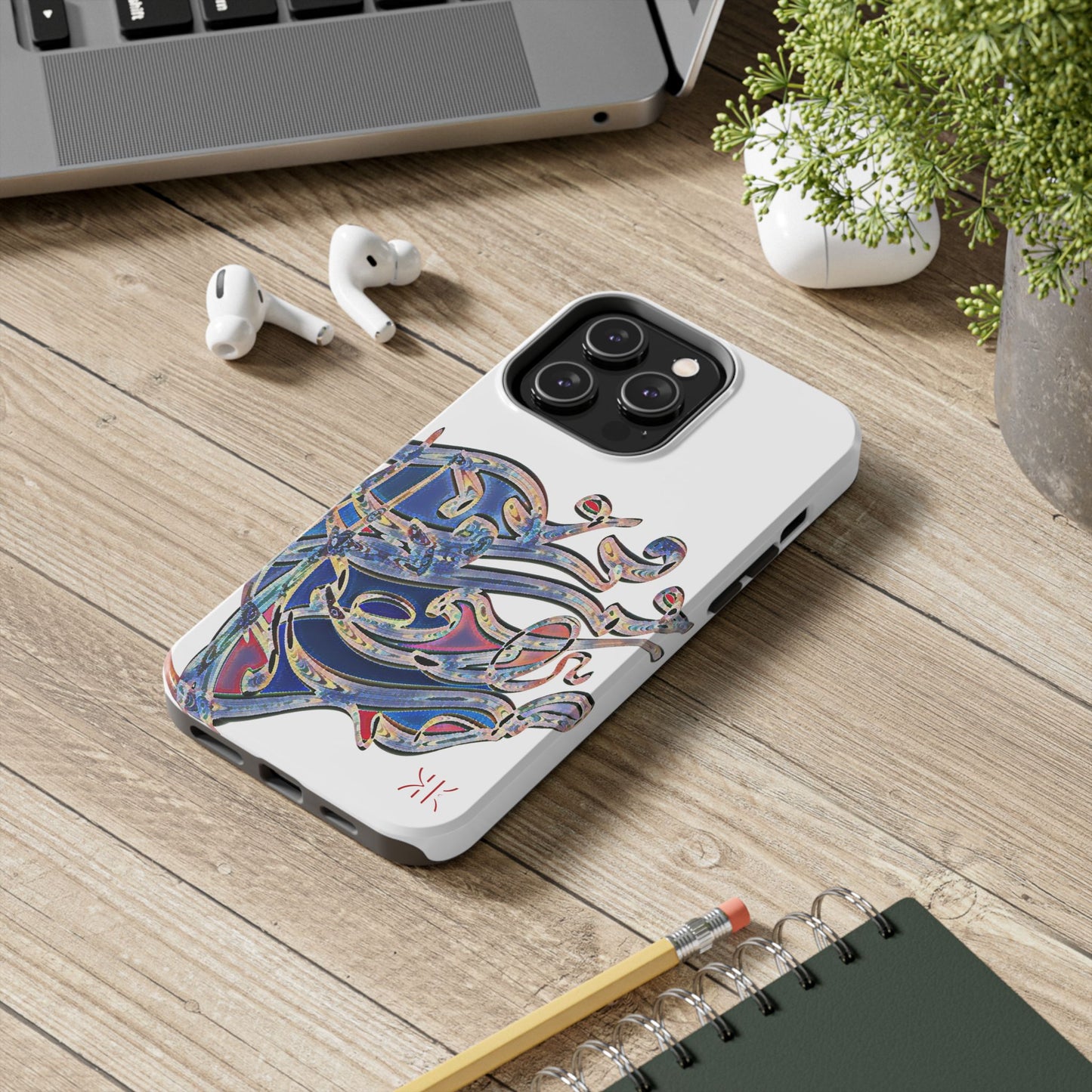 Kalli K  Phone Case Persian Calligraphy Art.