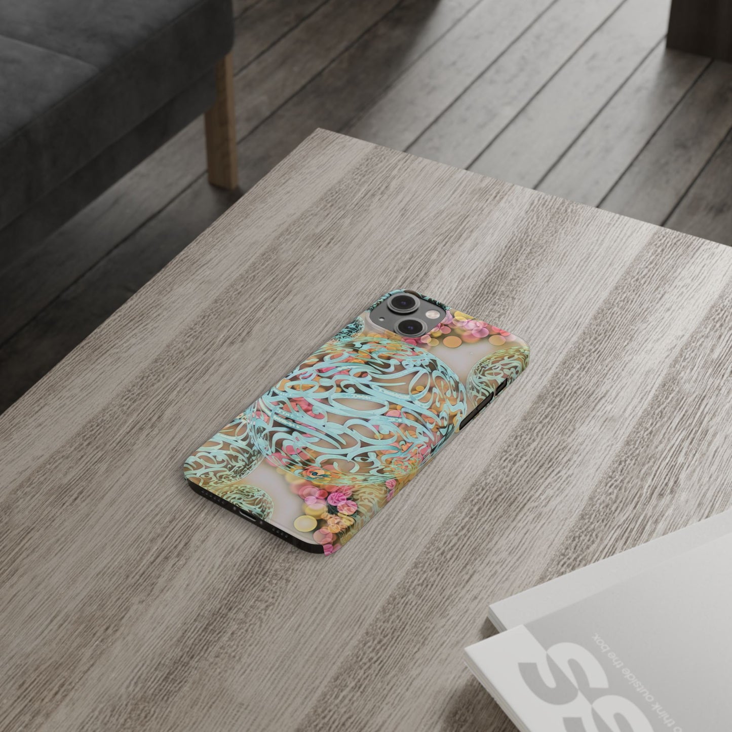 Copy of Copy of Copy of ' Modern Art  Slim Phone Case -LOVE I-