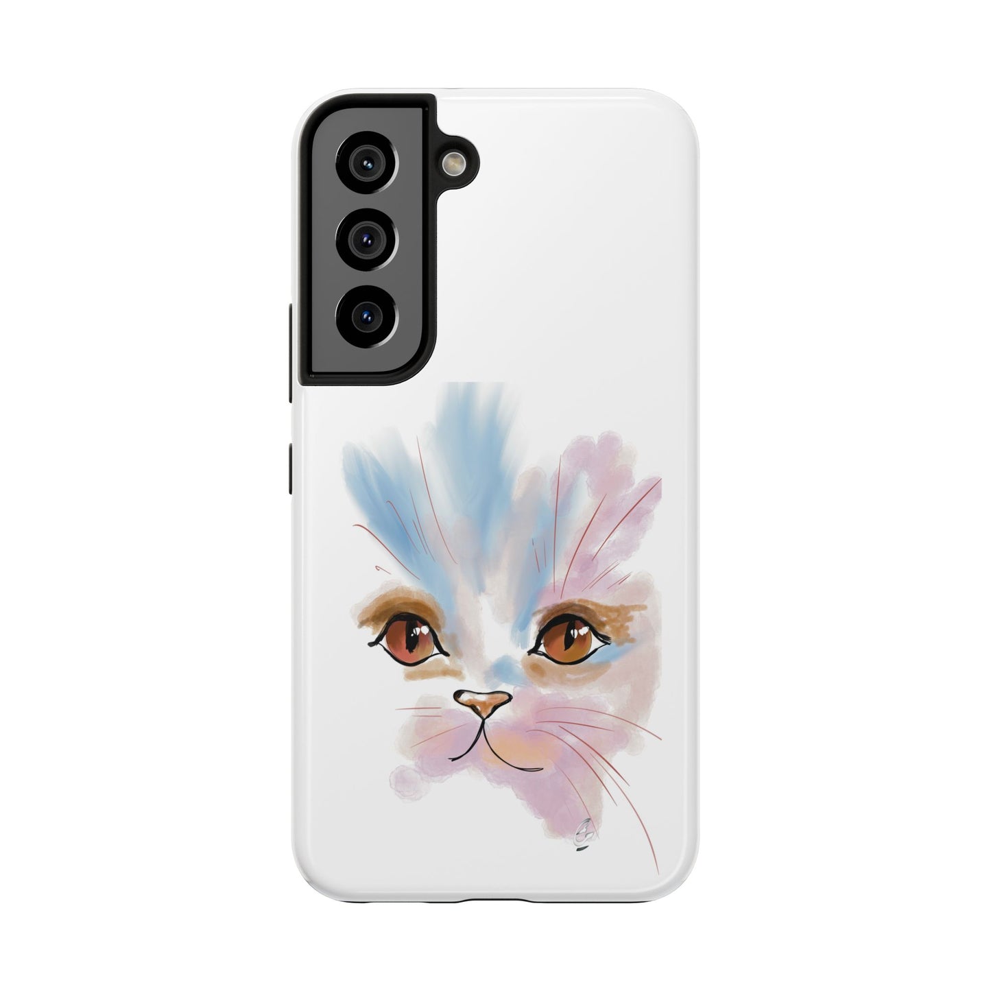 Cat Watercolour Tough Phone Case /