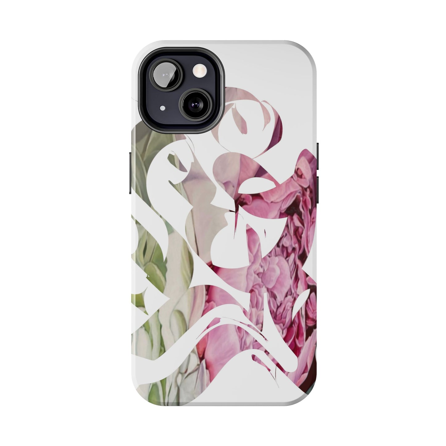 Phone Case - Garden Persian Calligraphy Design in Grey