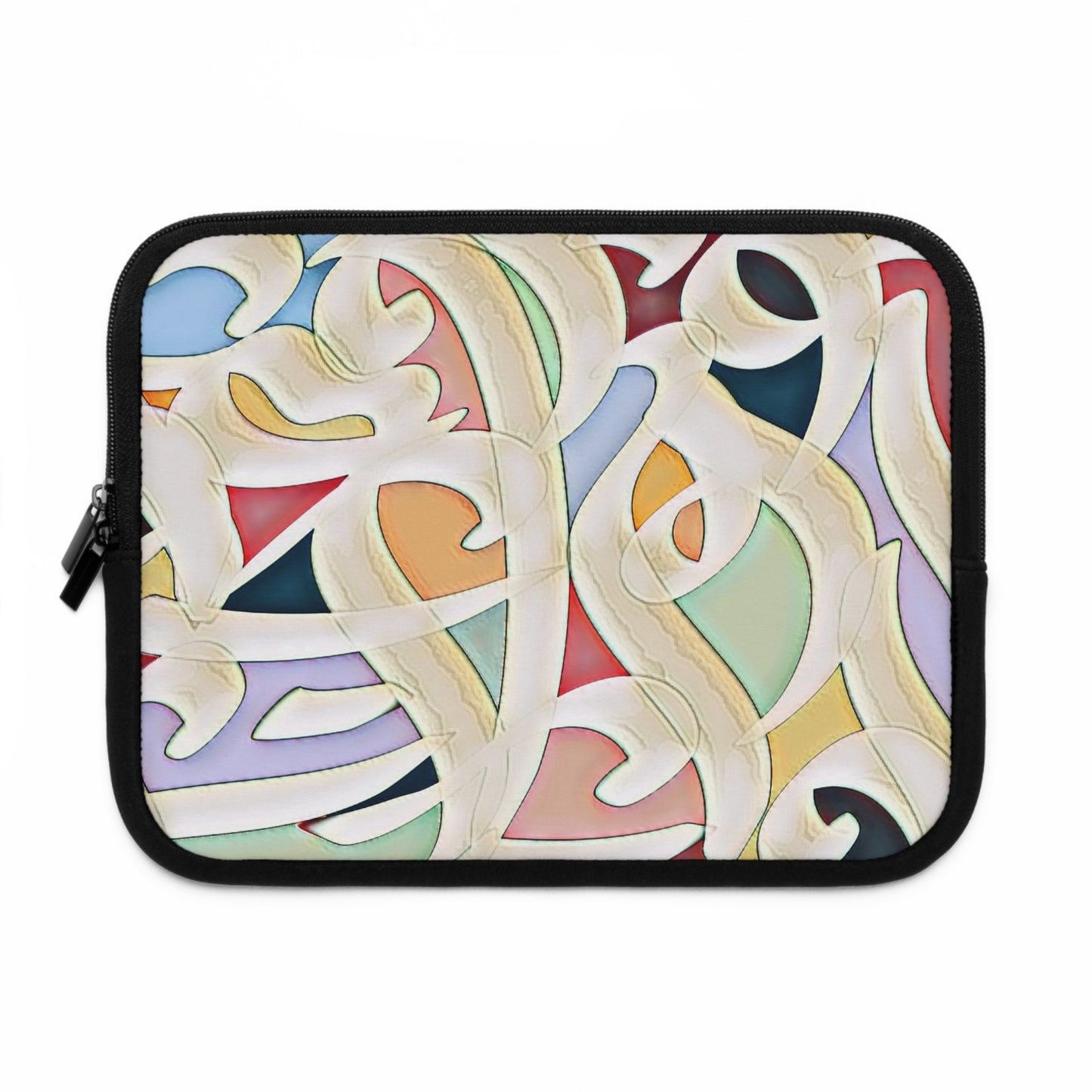 Laptop Sleeve -Modern Digital Calligraphy Art Design