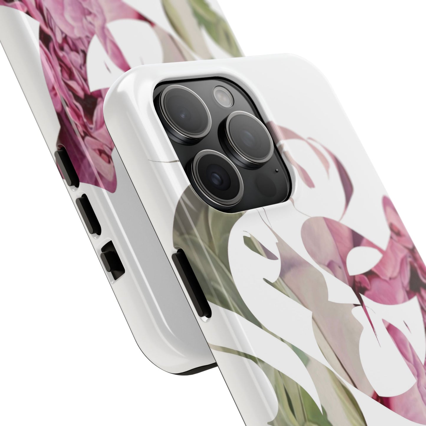 Phone Case - Garden Persian Calligraphy Design in Grey