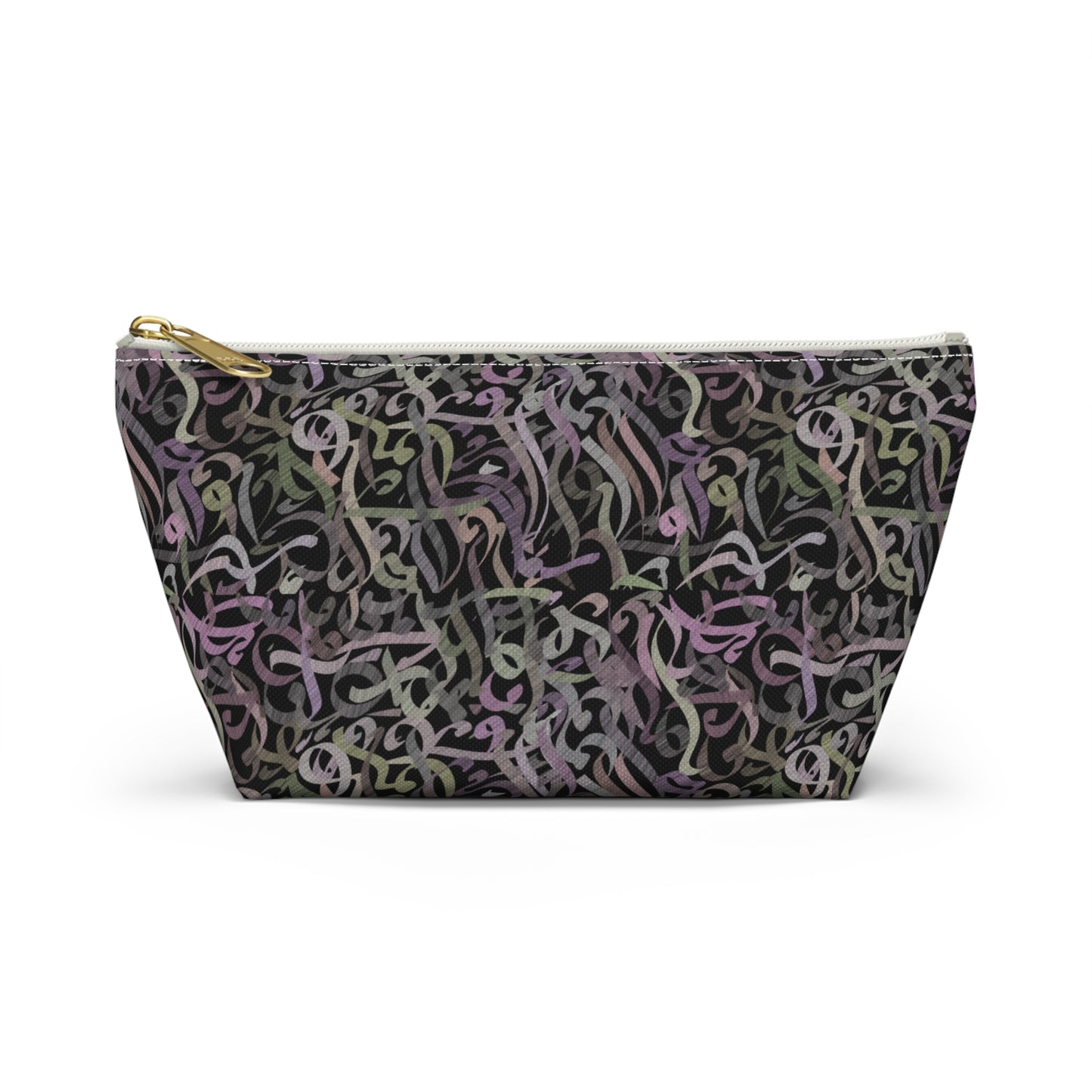 Modern calligraphy Accessory Pouch w T-bottom