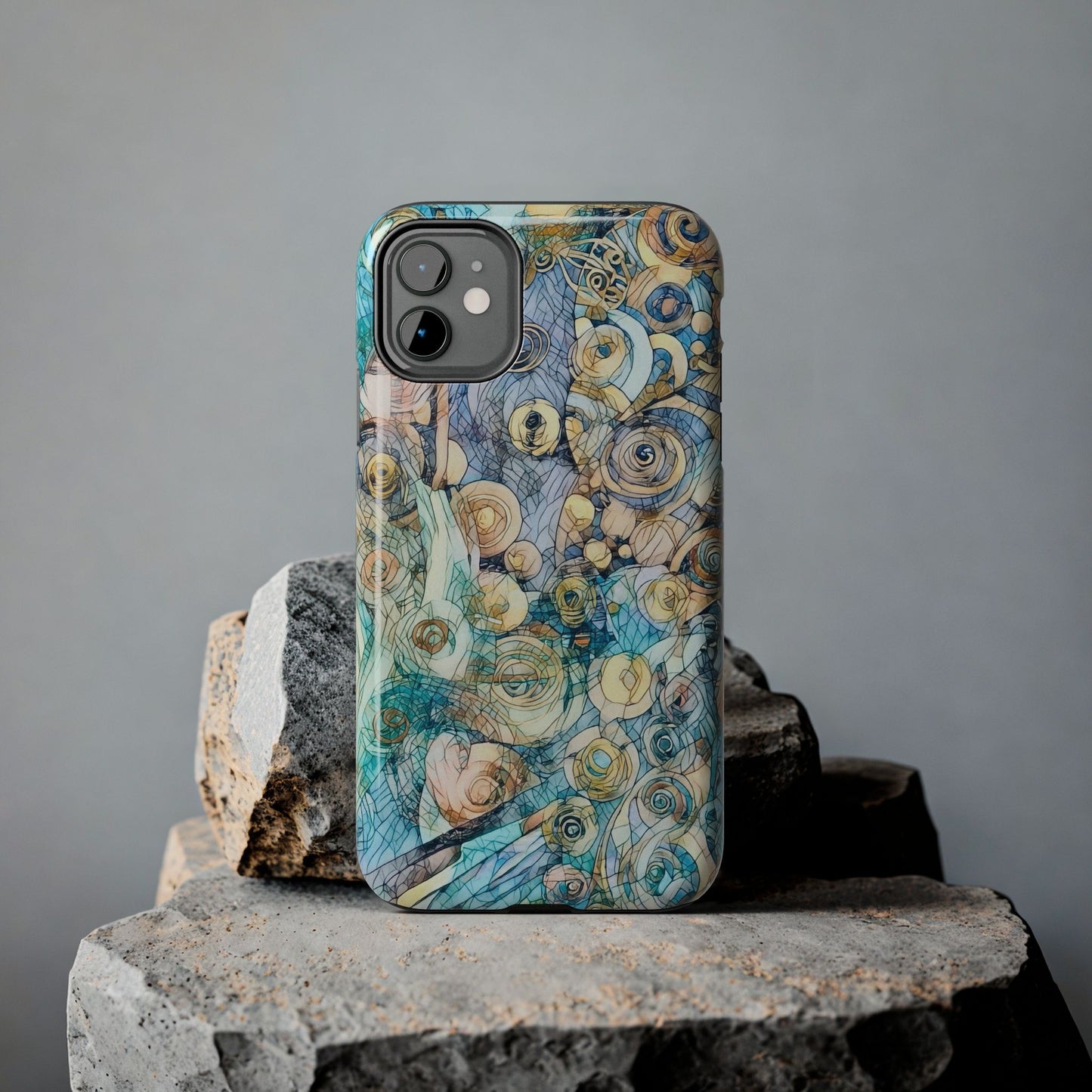 Golden Swirls Phone Case