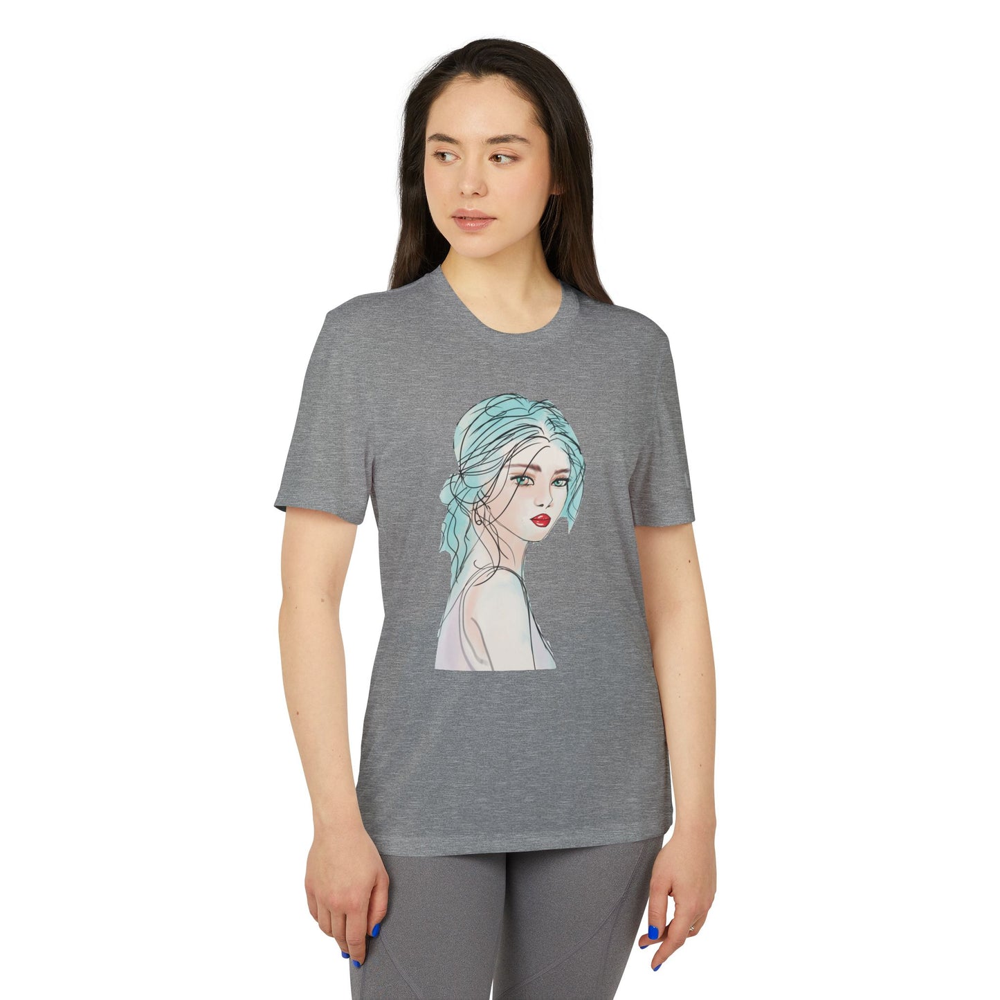 Adidas Unisex Sport T-Shirt with Artwork - Chic & Casual Sportswear 1