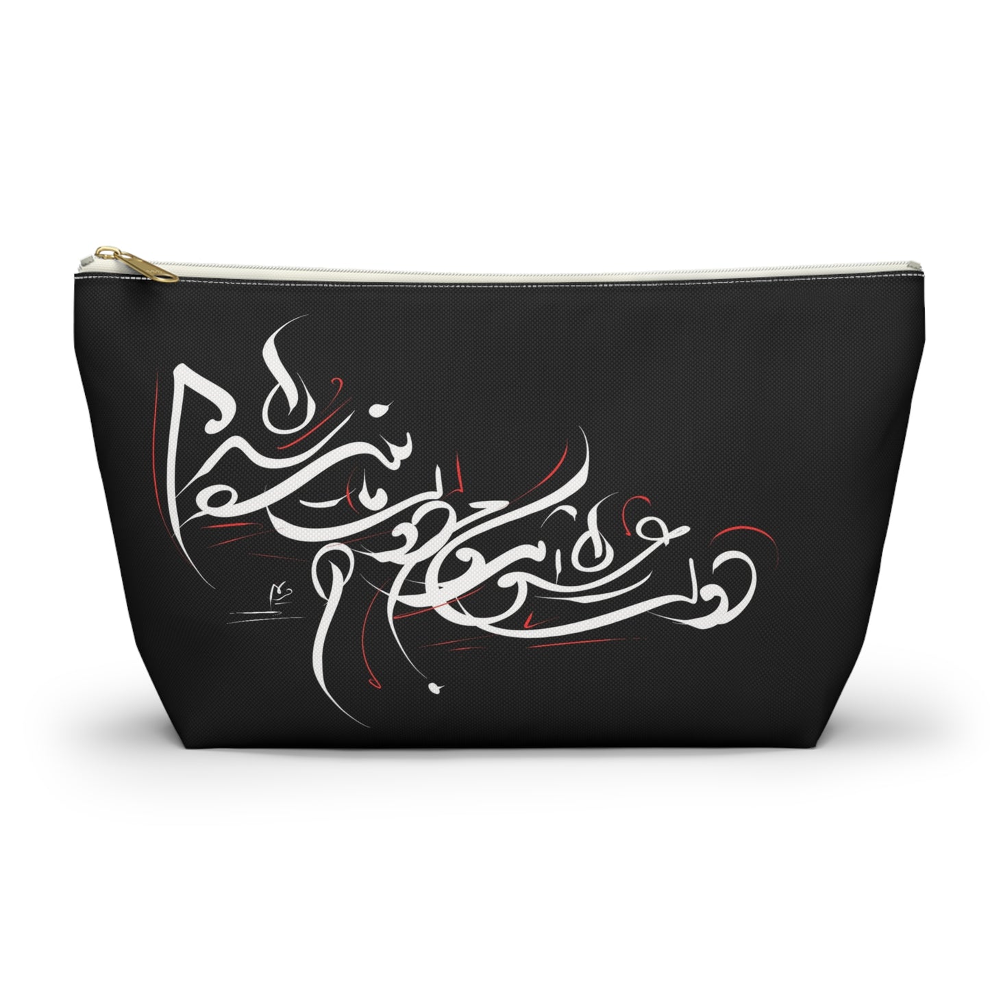 . Persian calligraphy Accessory Pouch w T-bottom