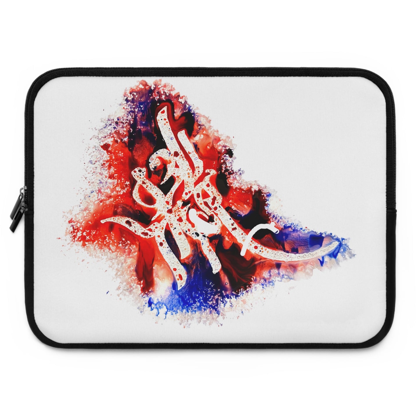 Candle hand-drawn Calligraphy  Laptop Sleeve