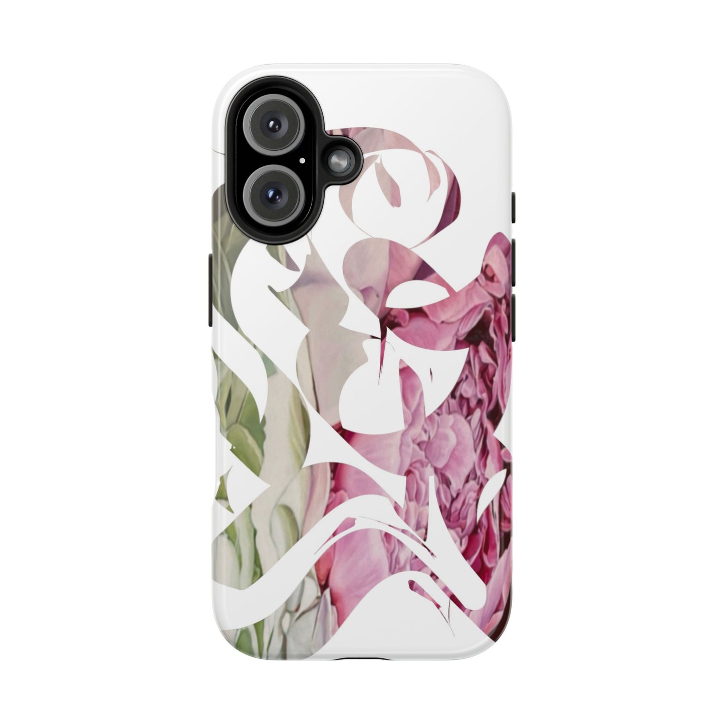Phone Case - Garden Persian Calligraphy Design in Grey