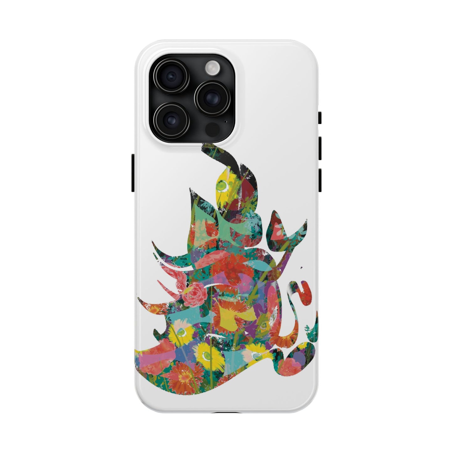 Phone Case - Flower Persian Calligraphy Design, Unique, Limited Edition