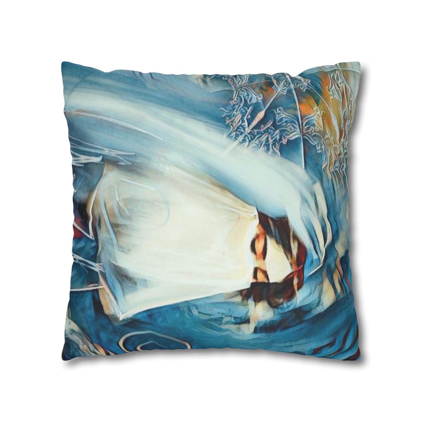 Square Pillowcase - Modern Art Watercolour Design