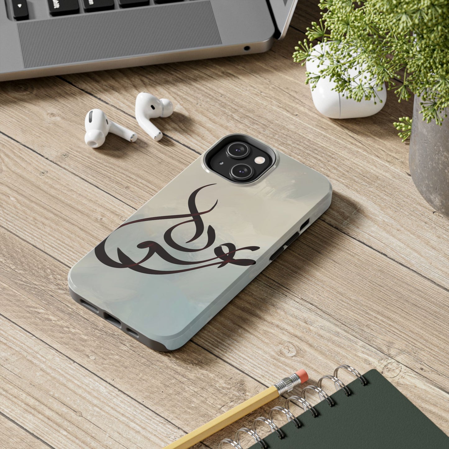 Eshgh “love”  Phone Case Persian Calligraphy Art.