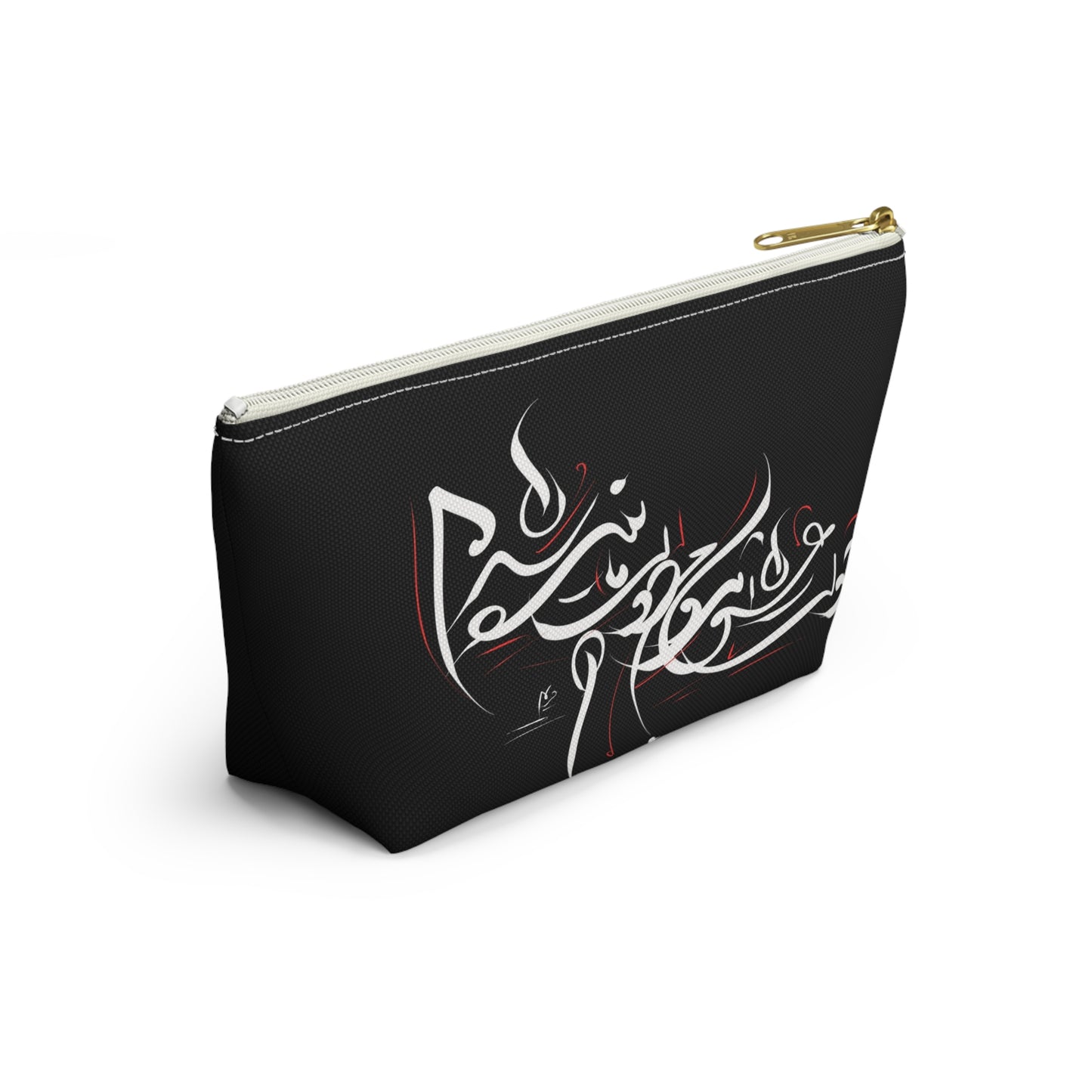 . Persian calligraphy Accessory Pouch w T-bottom