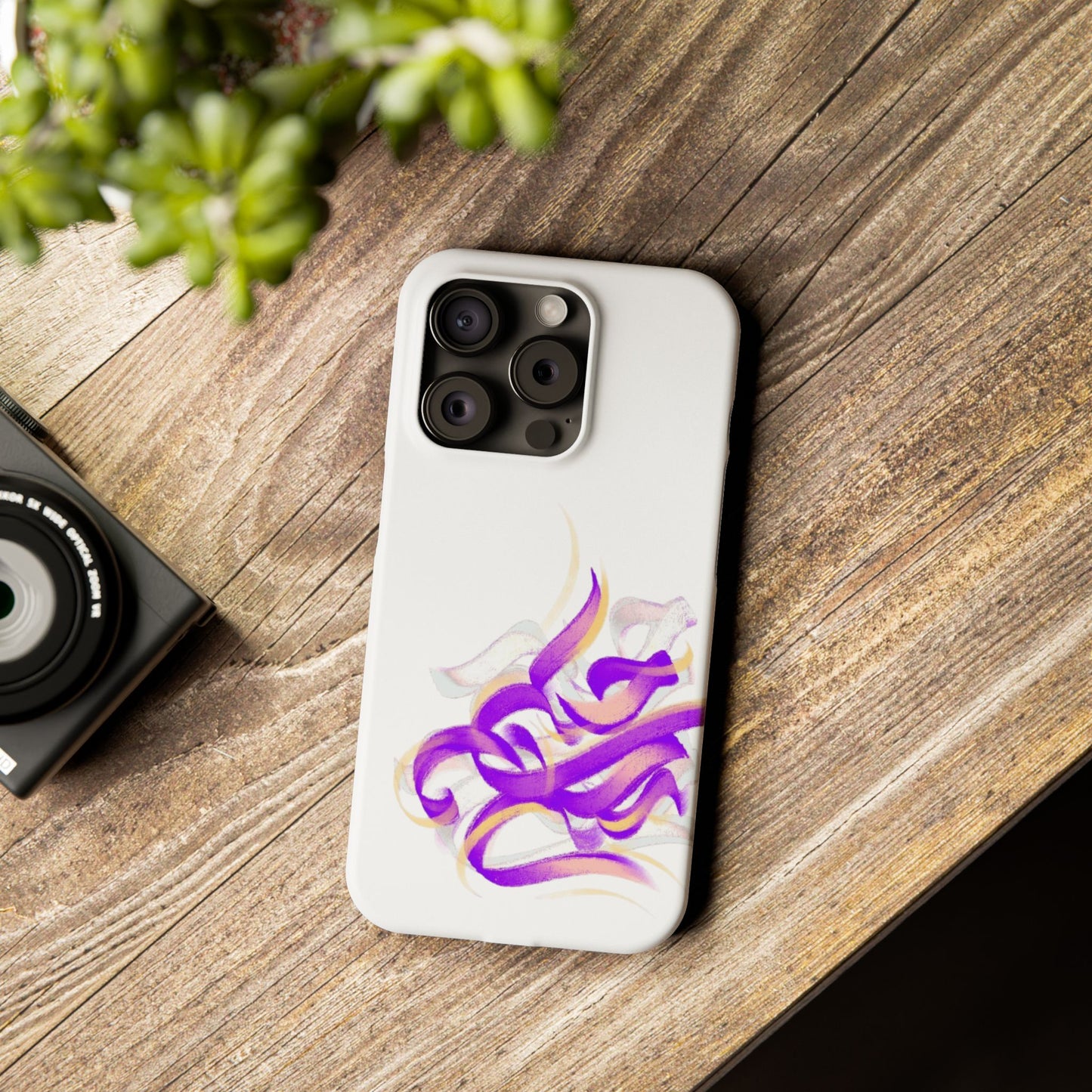 Copy of ' Modern Art  Slim Phone Case-Lily