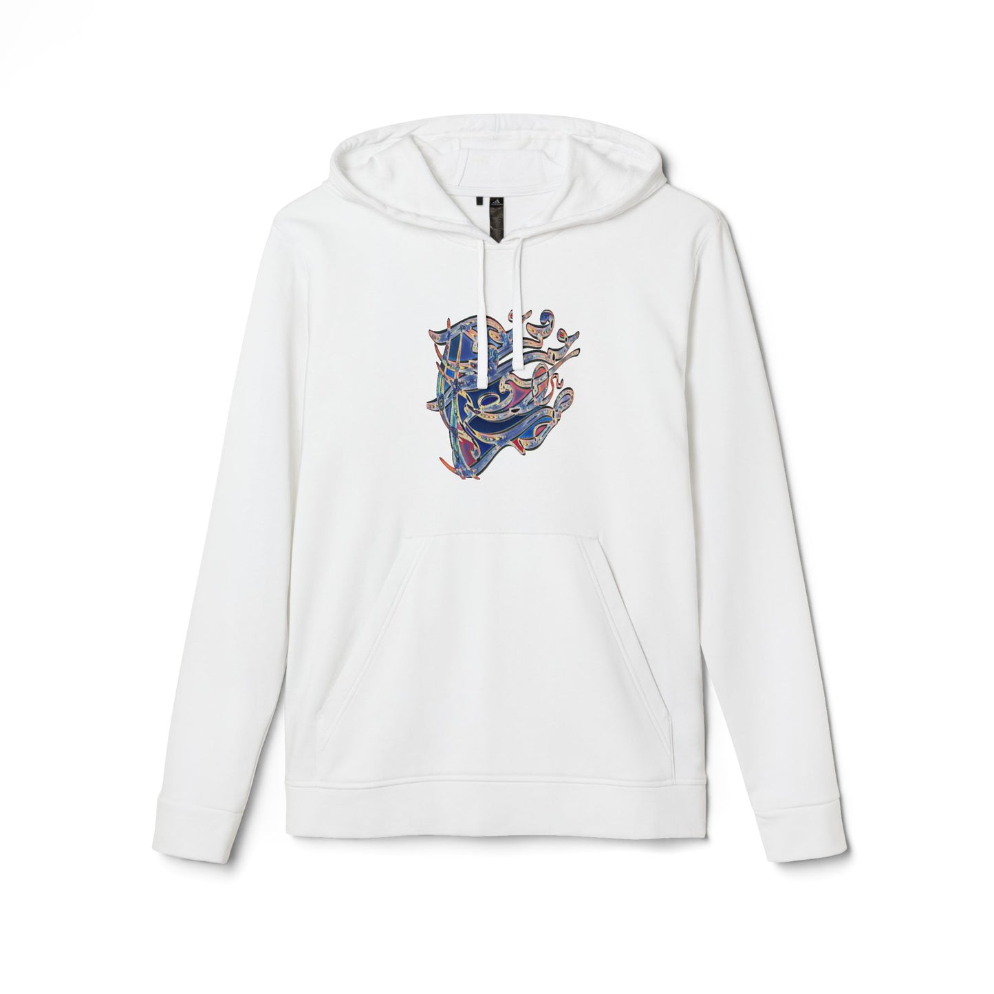 Copy of Fleece Hoodie with Modern Calligraphy Adidas Design