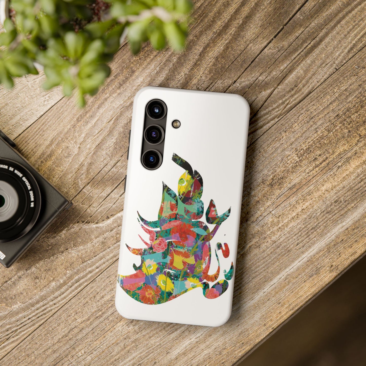 Phone Case - Flower Persian Calligraphy Design, Unique, Limited Edition