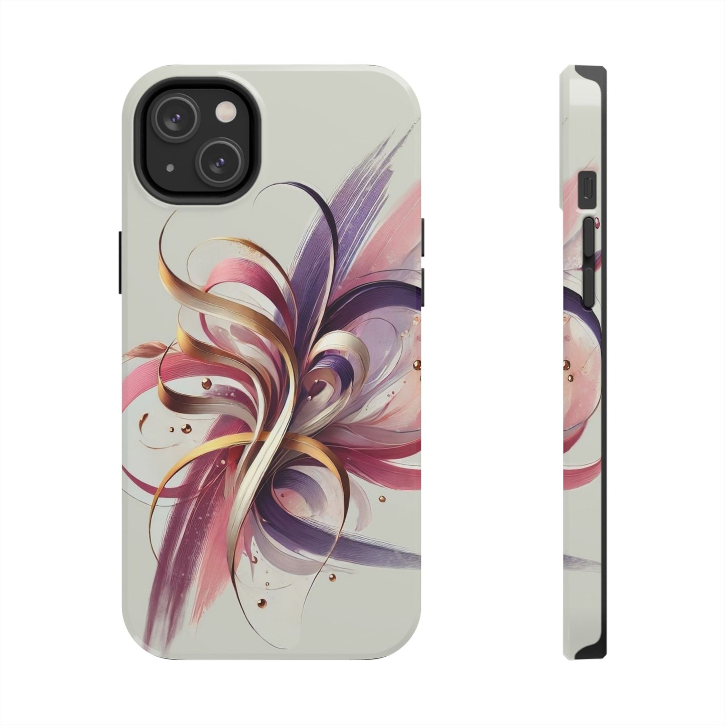 Phone Cases - Colorful Calligraphy Flower Chic Stylish Design