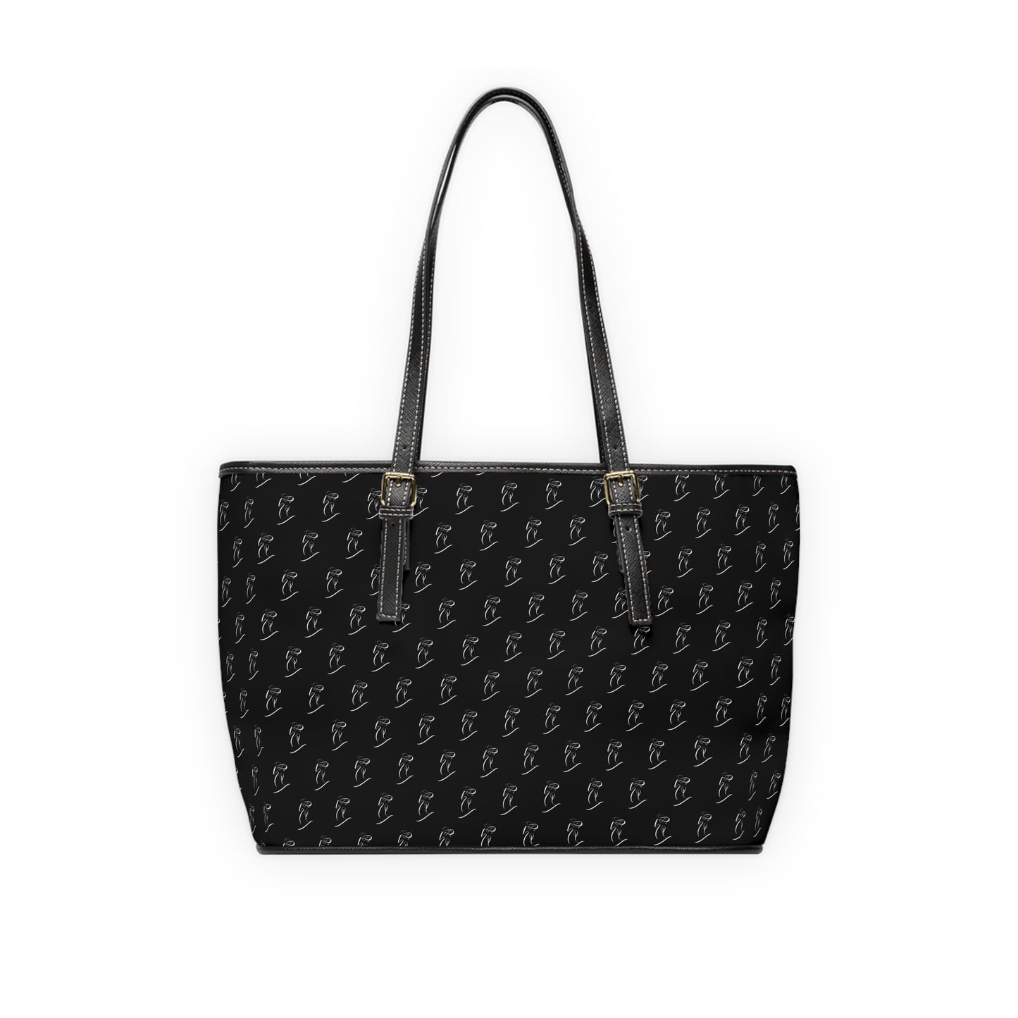 Elegant PU Leather Purse with Chic Silhouette Design