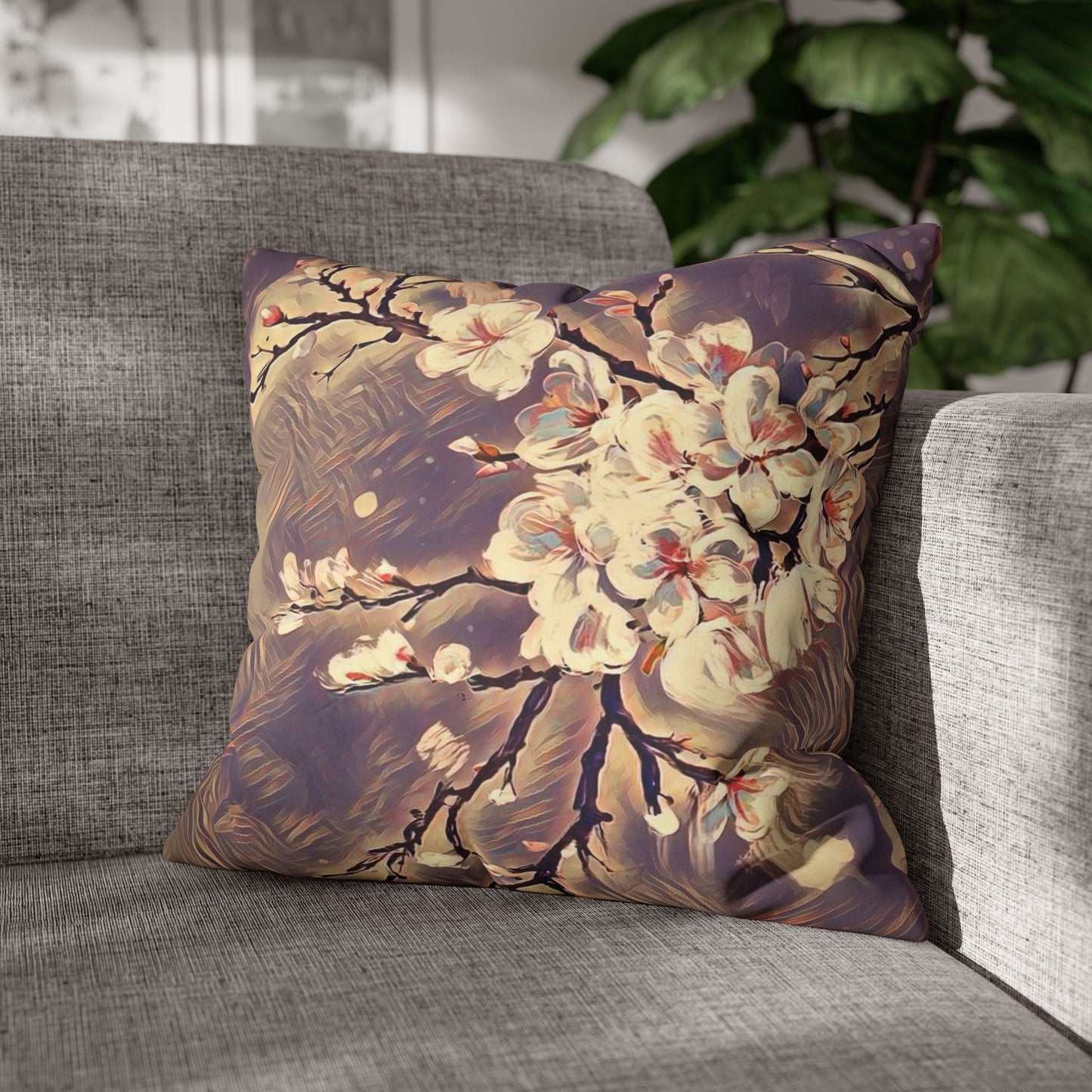 Spring Pillowcase - Modern Art Portrait Watercolour Design