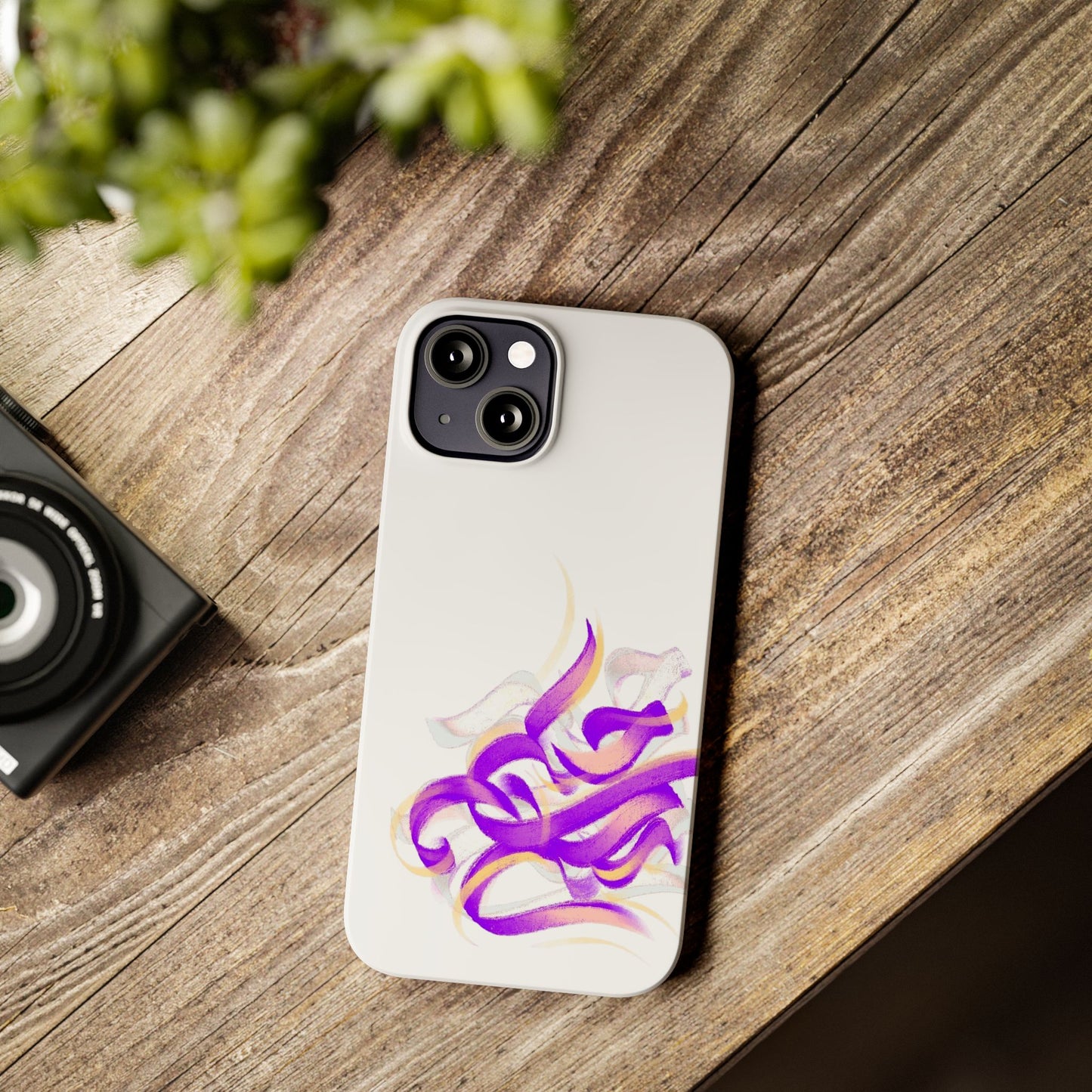 Copy of ' Modern Art  Slim Phone Case-Lily