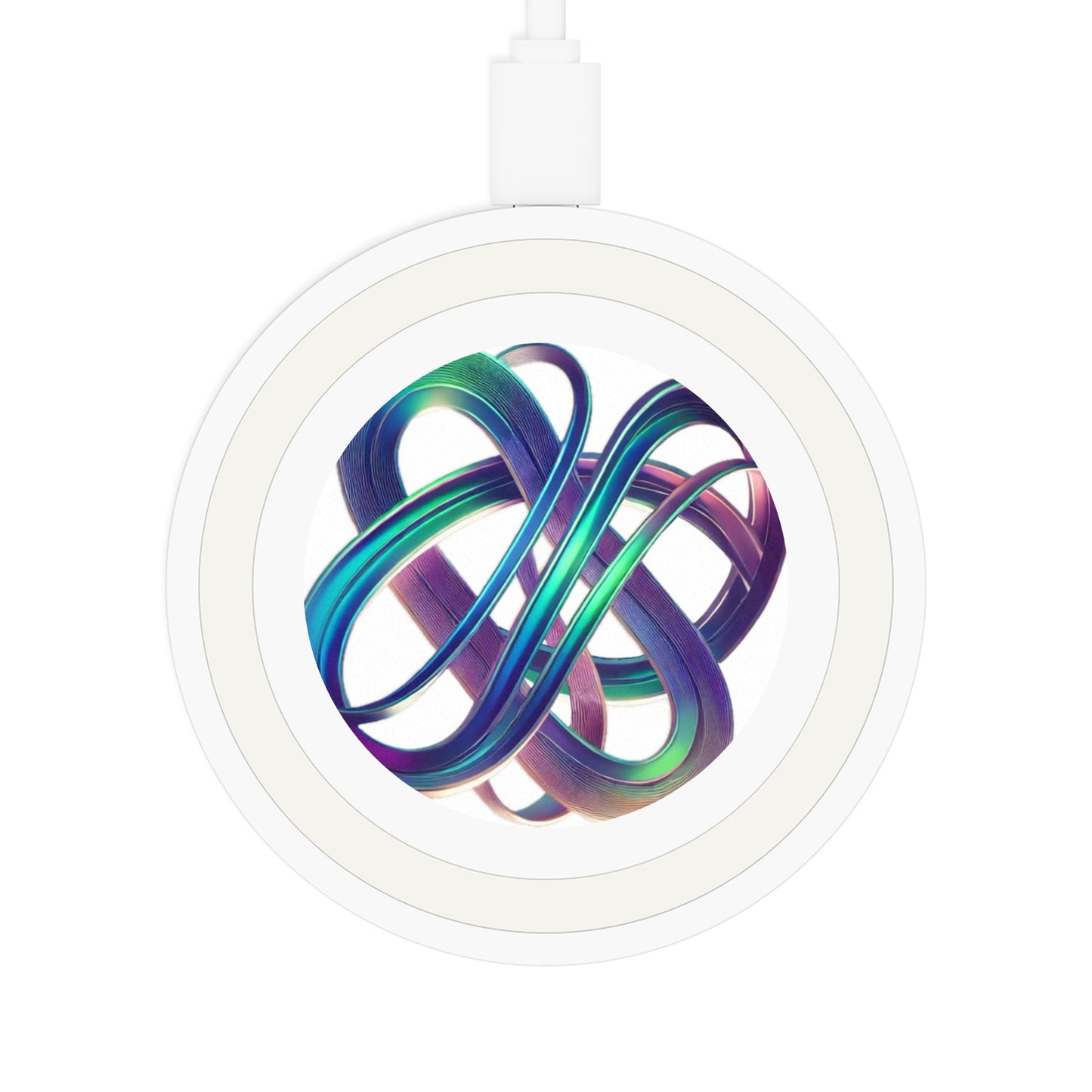 Abstract Design Wireless Charging Pad
