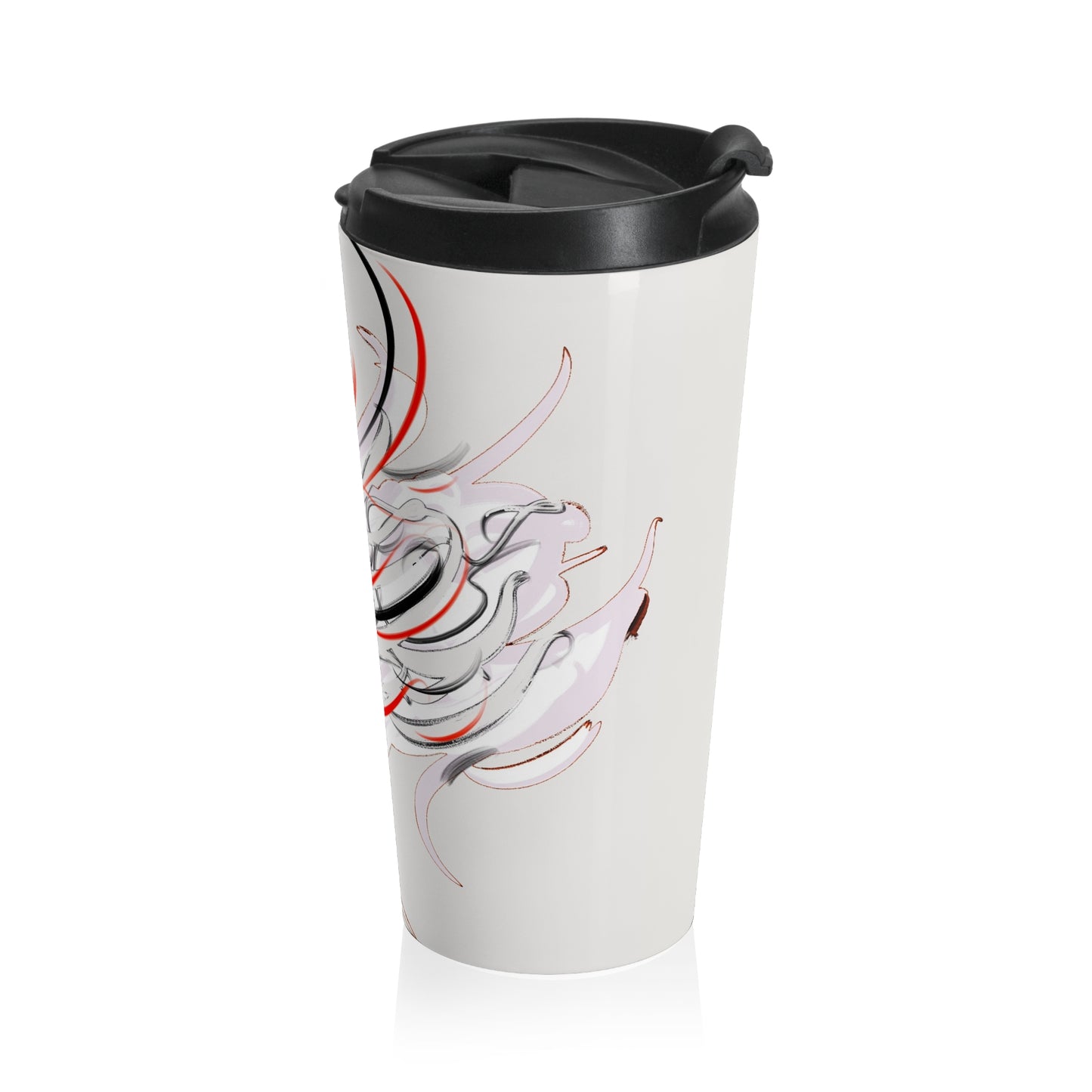 Calligraphy Stainless Steel Travel Mug