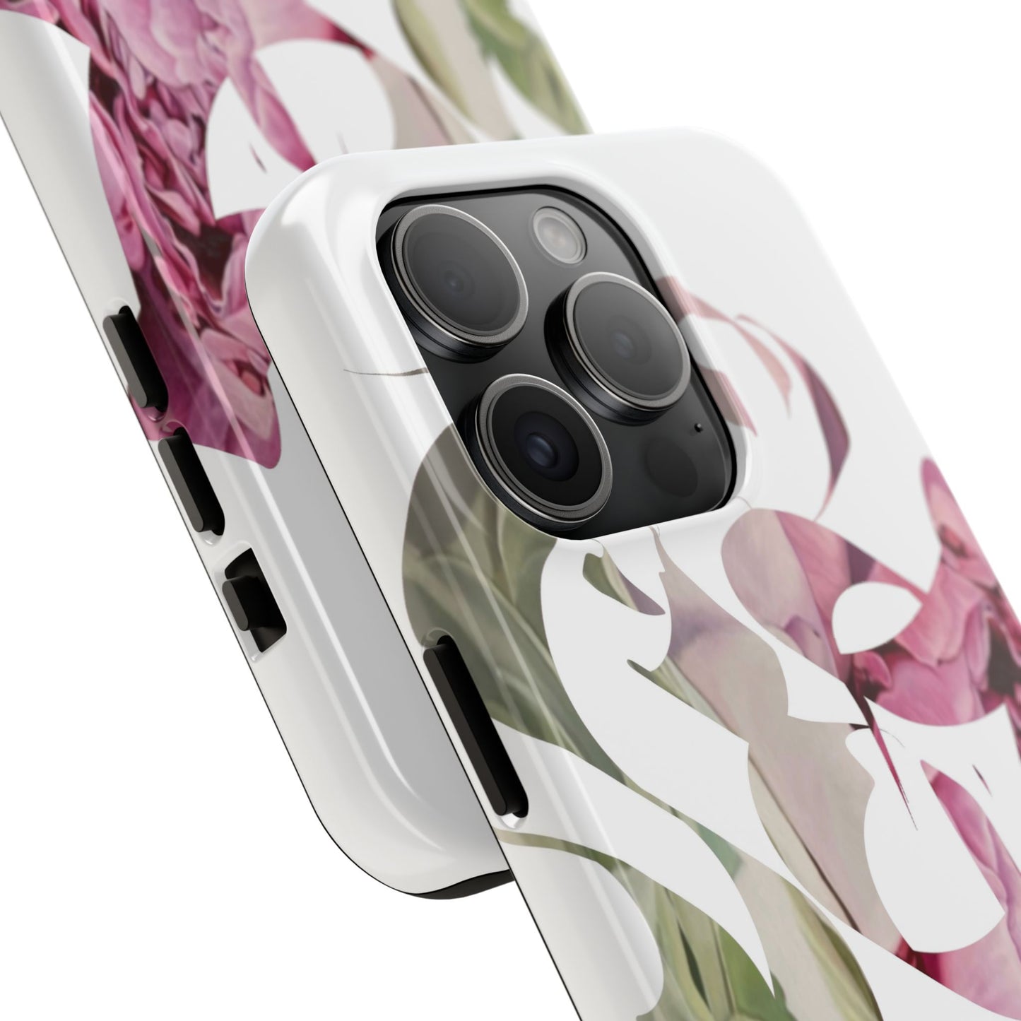 Phone Case - Garden Persian Calligraphy Design in Grey