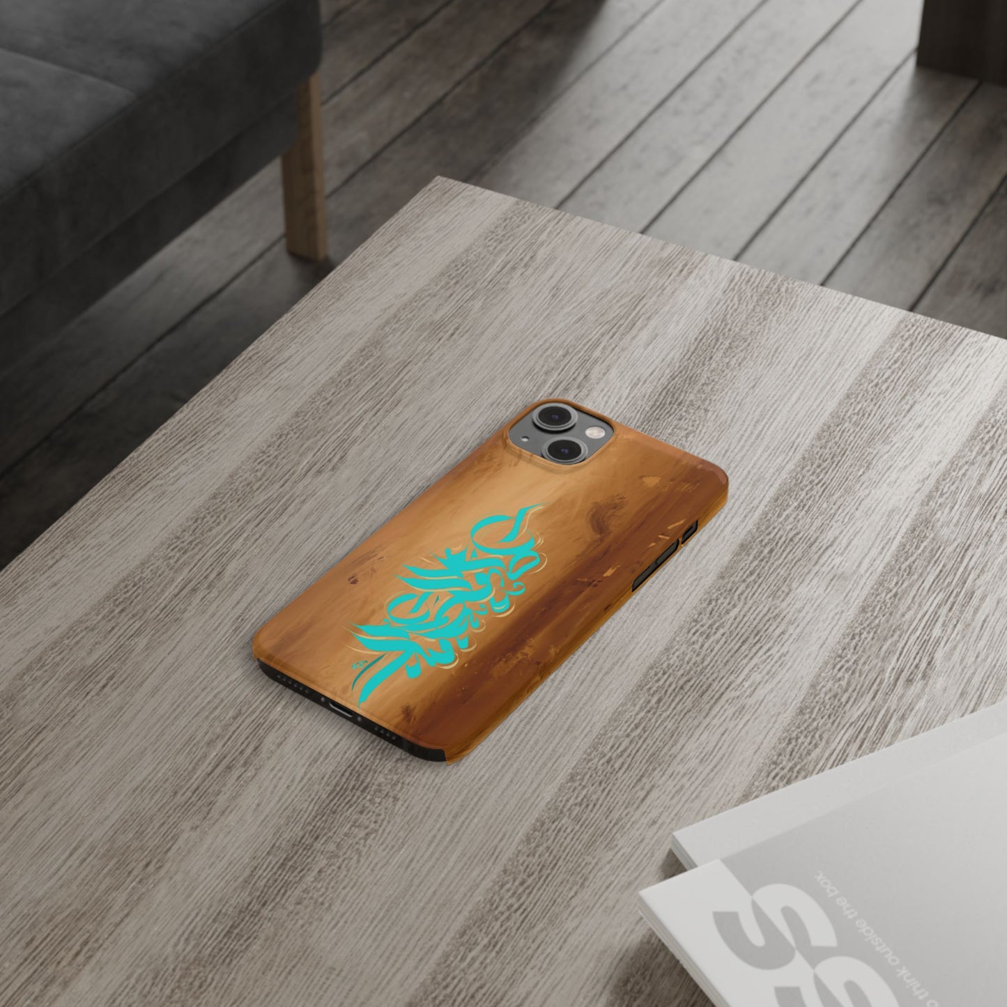 Modern Art  Slim Phone Case -LOVE