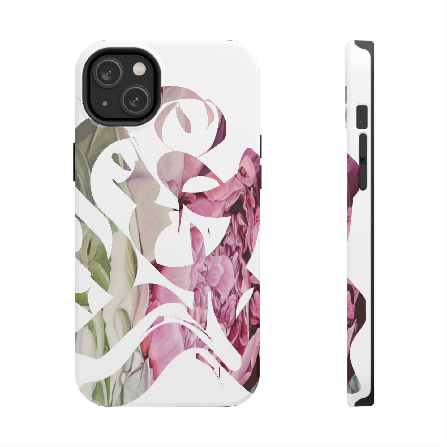Phone Case - Garden Persian Calligraphy Design in Grey