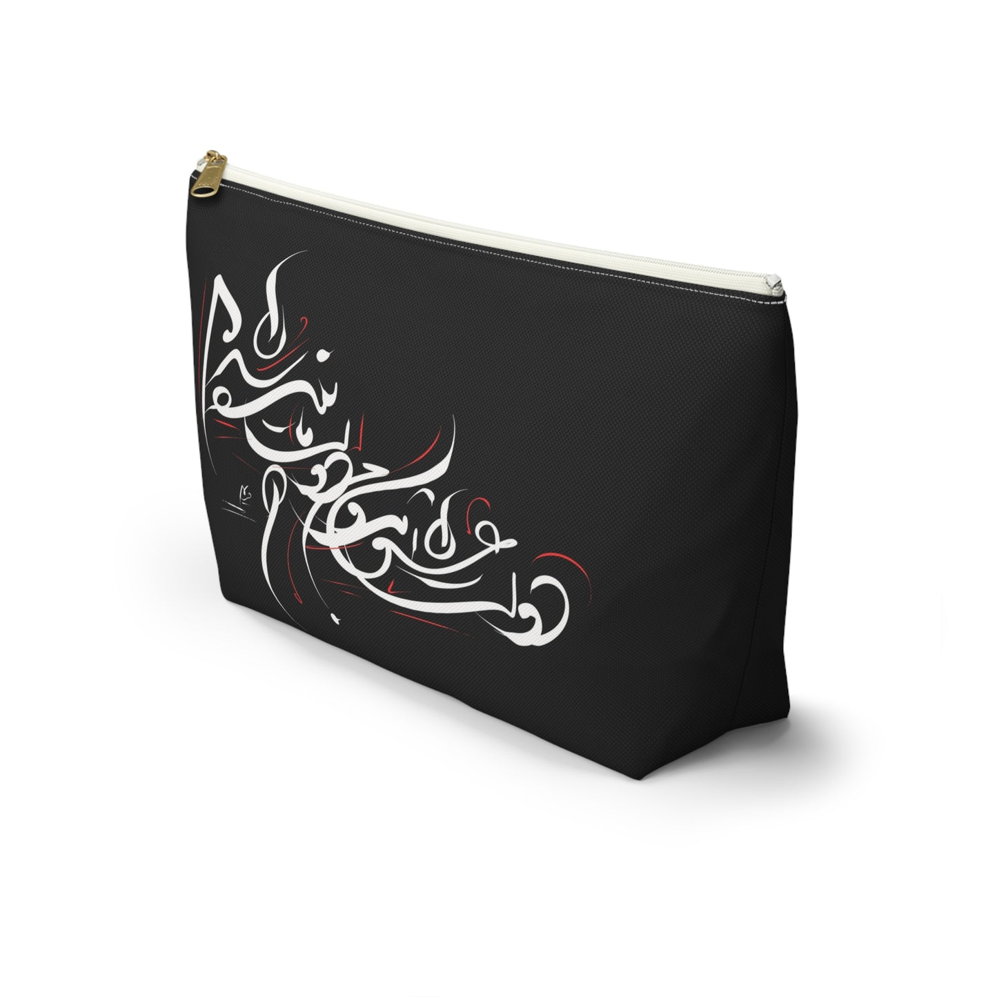 . Persian calligraphy Accessory Pouch w T-bottom