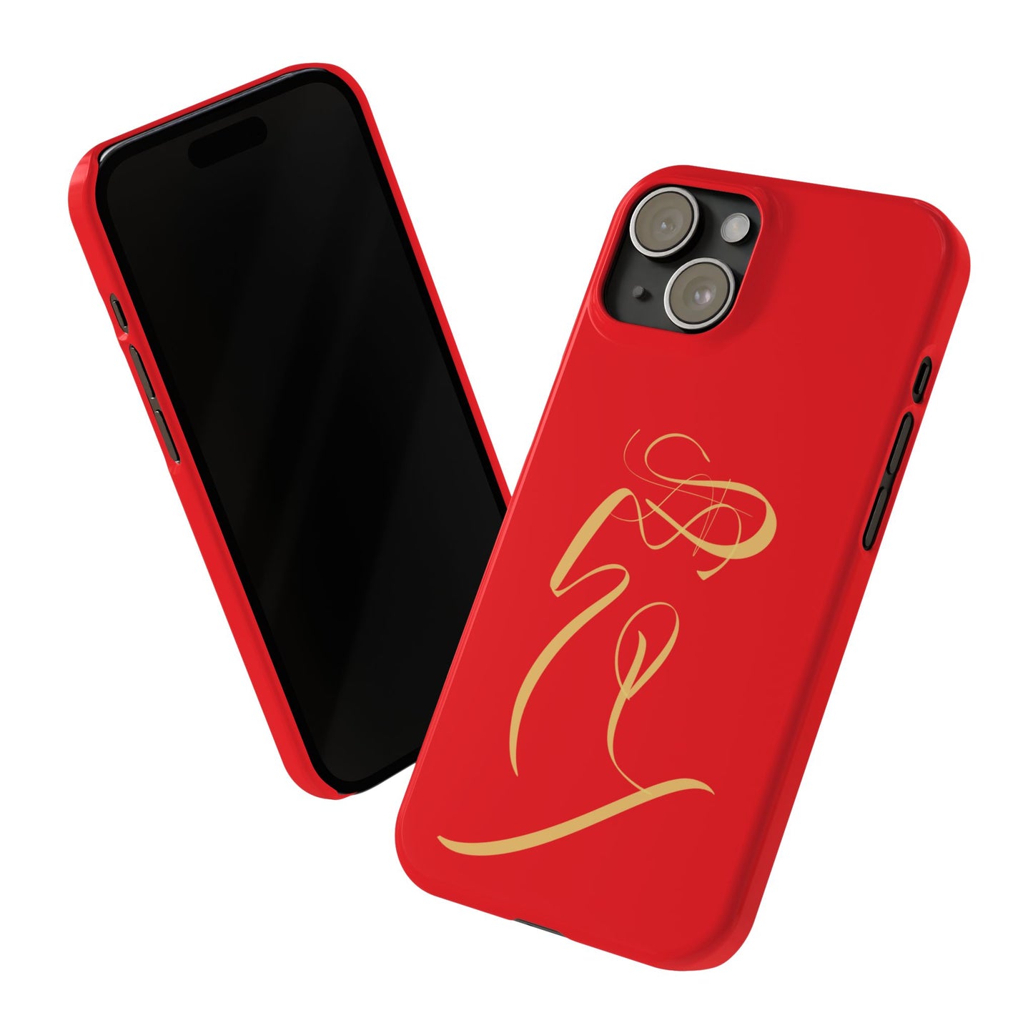 Modern Calligraphy Slim Phone Case -LOVE