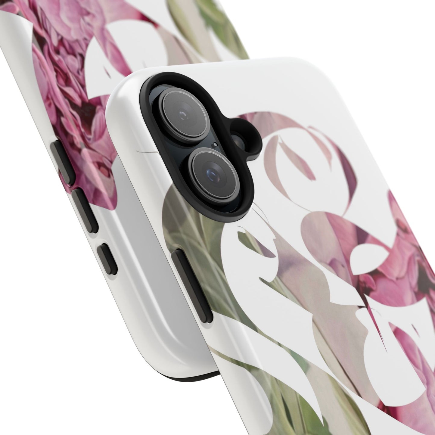 Phone Case - Garden Persian Calligraphy Design in Grey