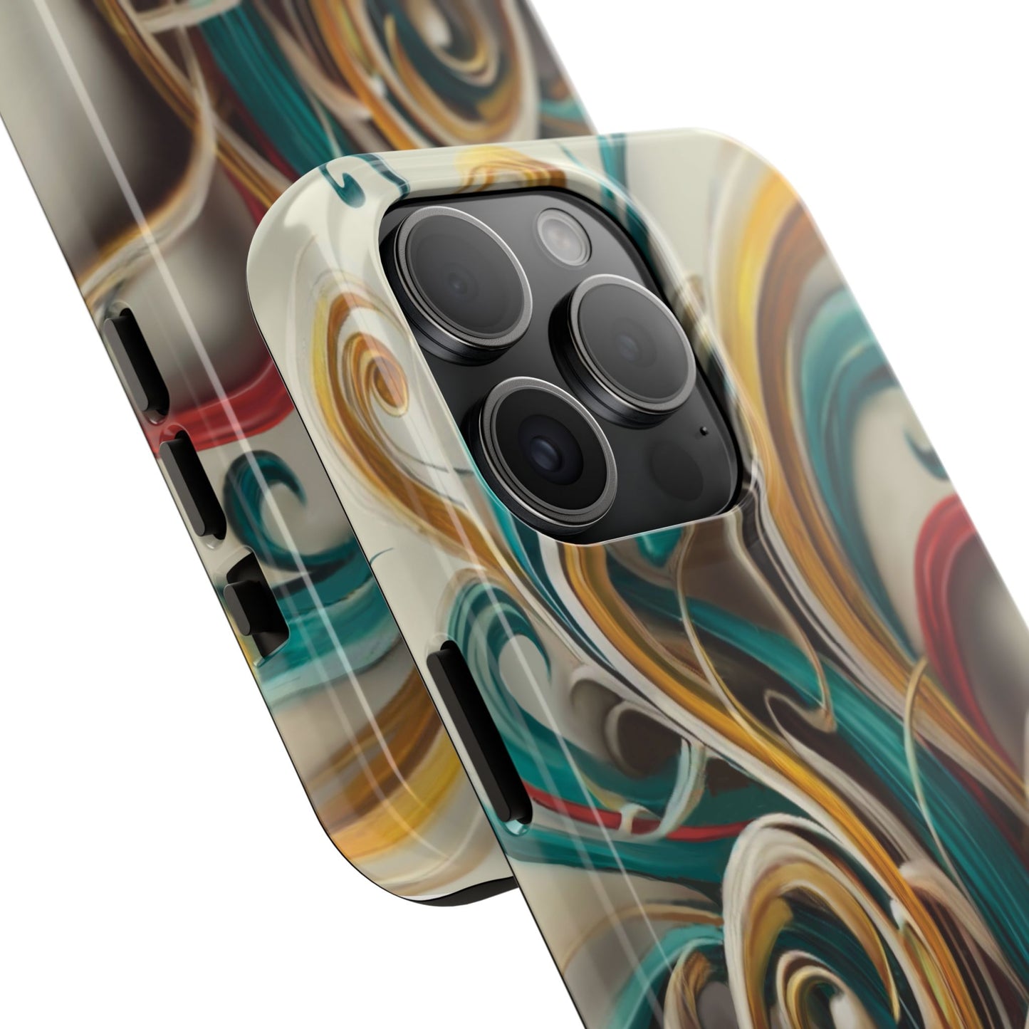 Marble Abstract Phone Case Calligraphy