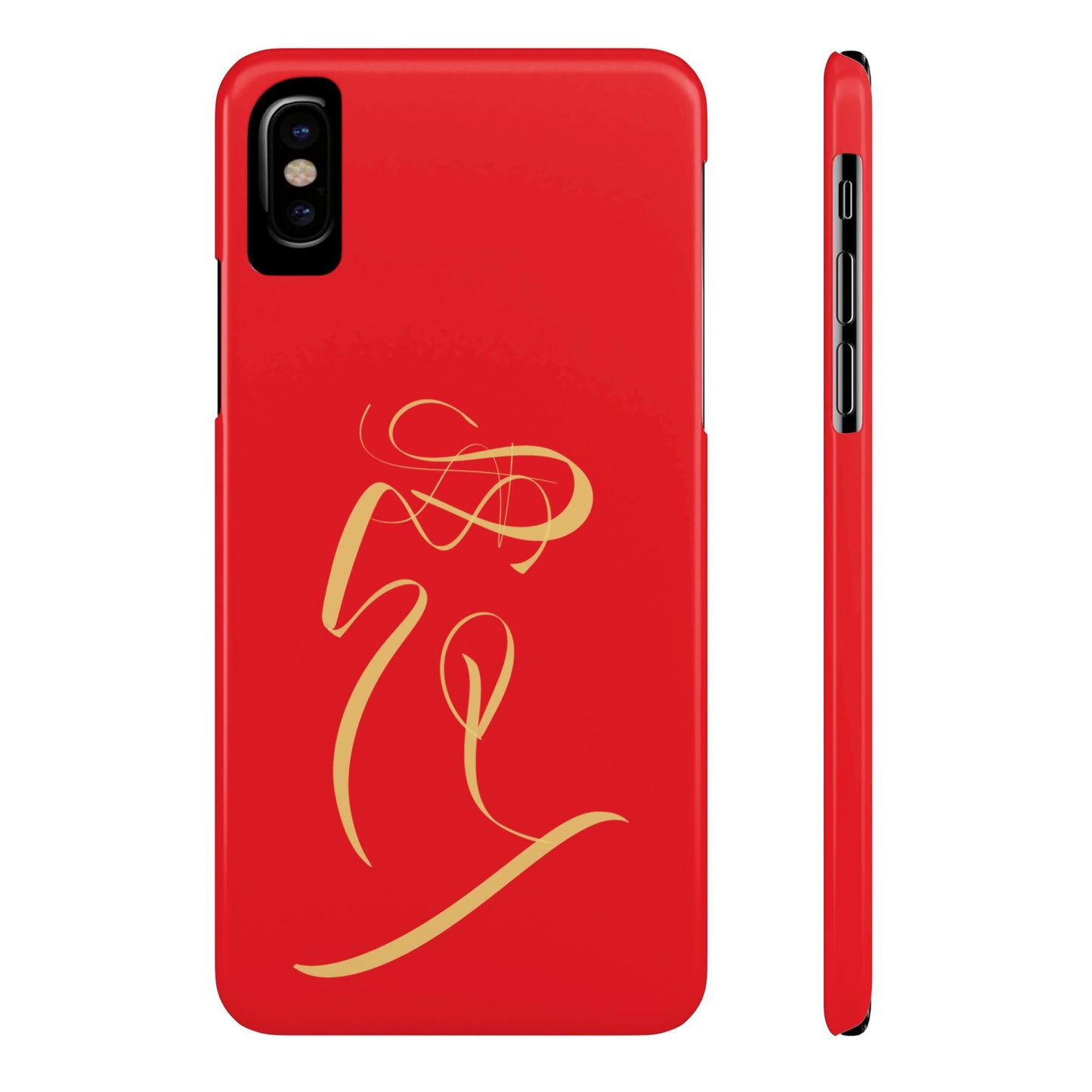Modern Calligraphy Slim Phone Case -LOVE
