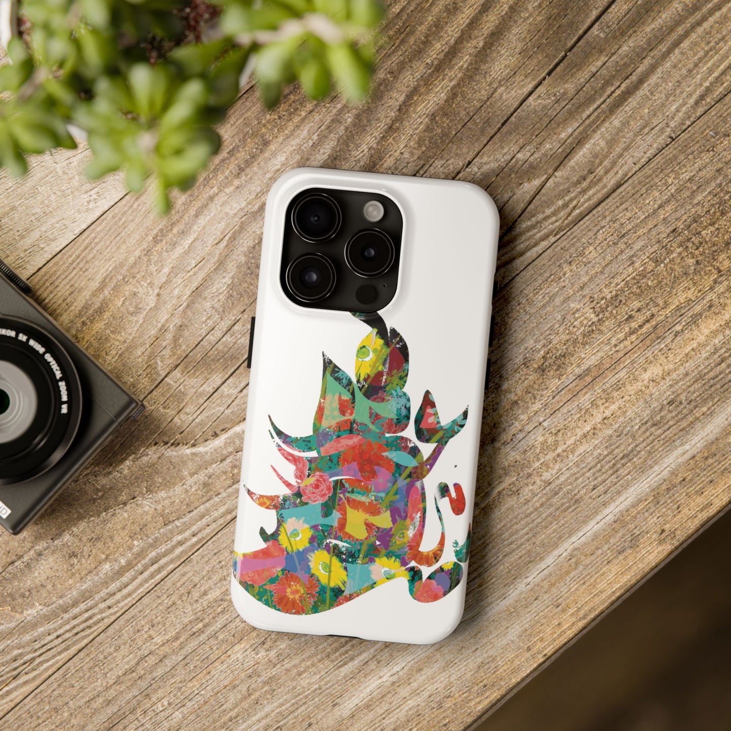 Phone Case - Flower Persian Calligraphy Design, Unique, Limited Edition