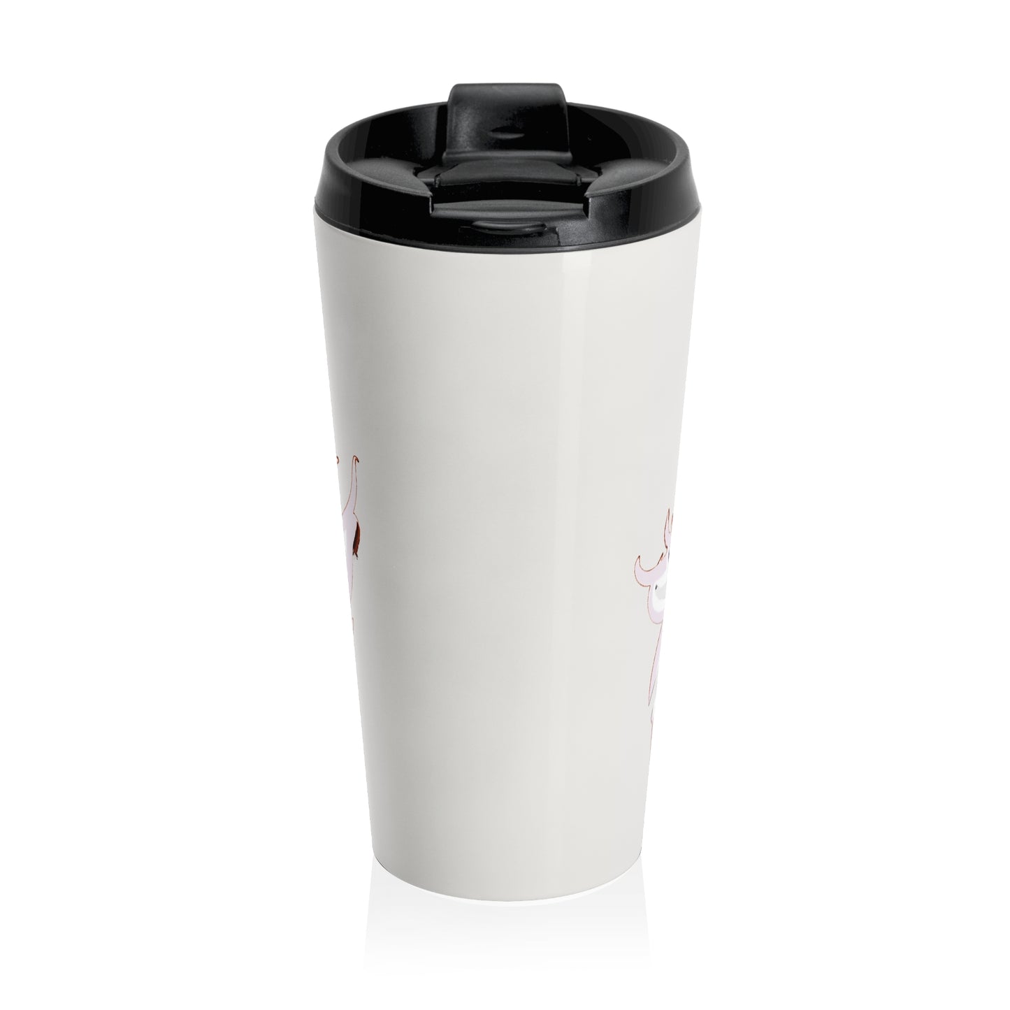 Calligraphy Stainless Steel Travel Mug