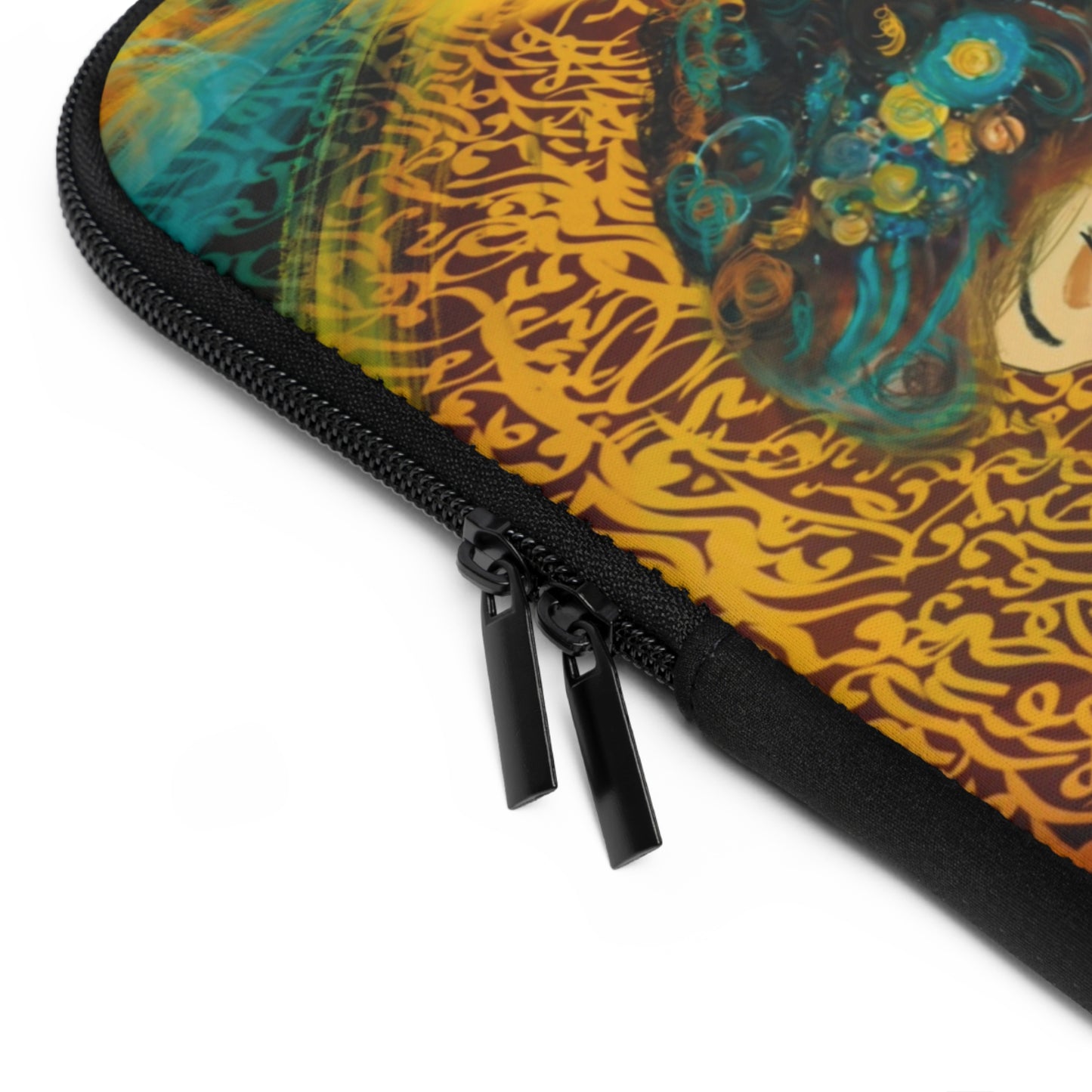 Laptop Sleeve - Ethereal Swirls Modern Digital Art Design